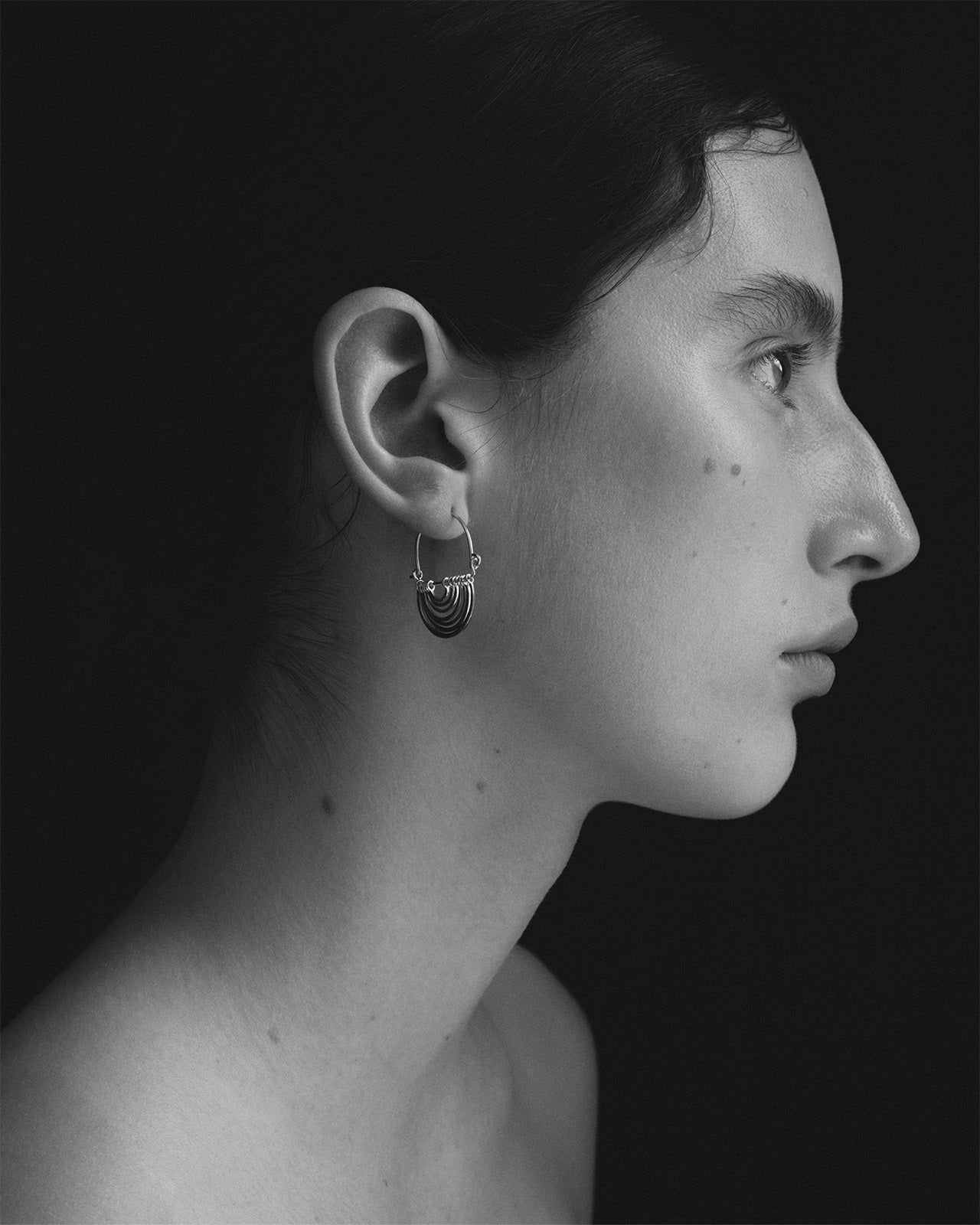 Temple of the Sun Baye Earrings Silver