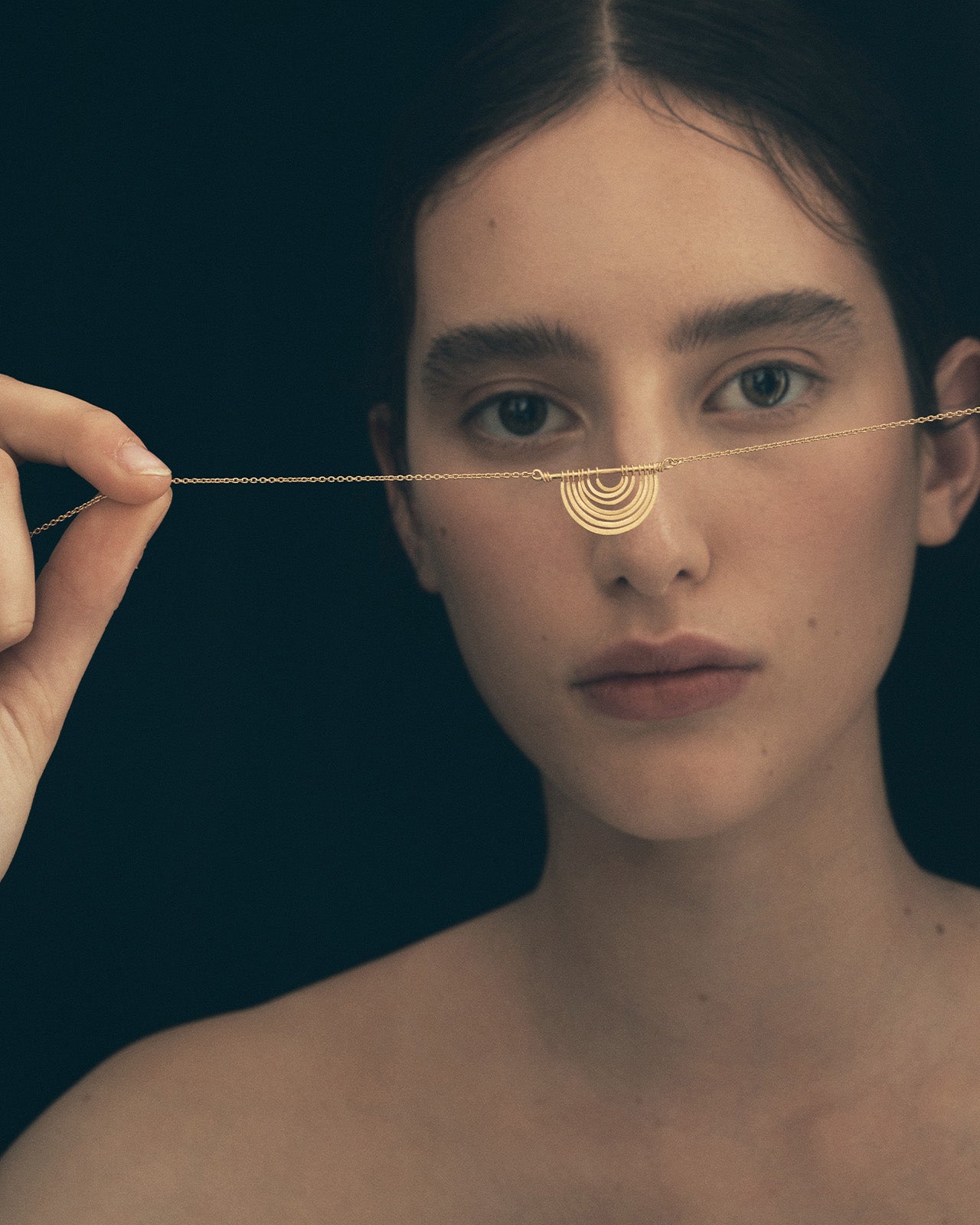 Temple of the Sun Baye Necklace Gold Vermeil