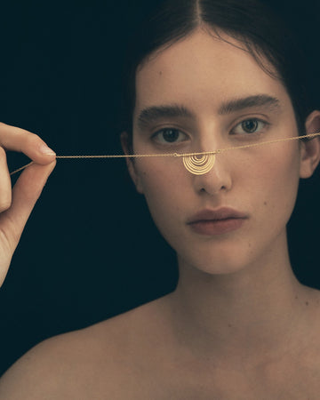 Temple of the Sun Baye Necklace Gold Vermeil