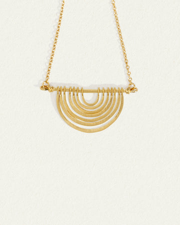 Temple of the Sun Baye Necklace Gold Vermeil