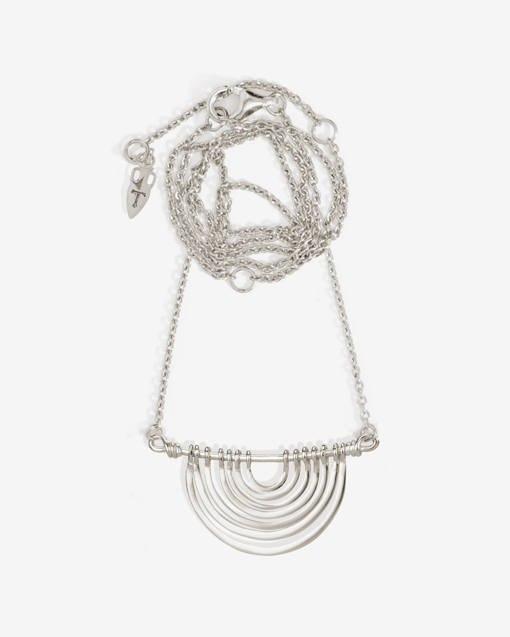 Temple of the Sun Baye Necklace Silver