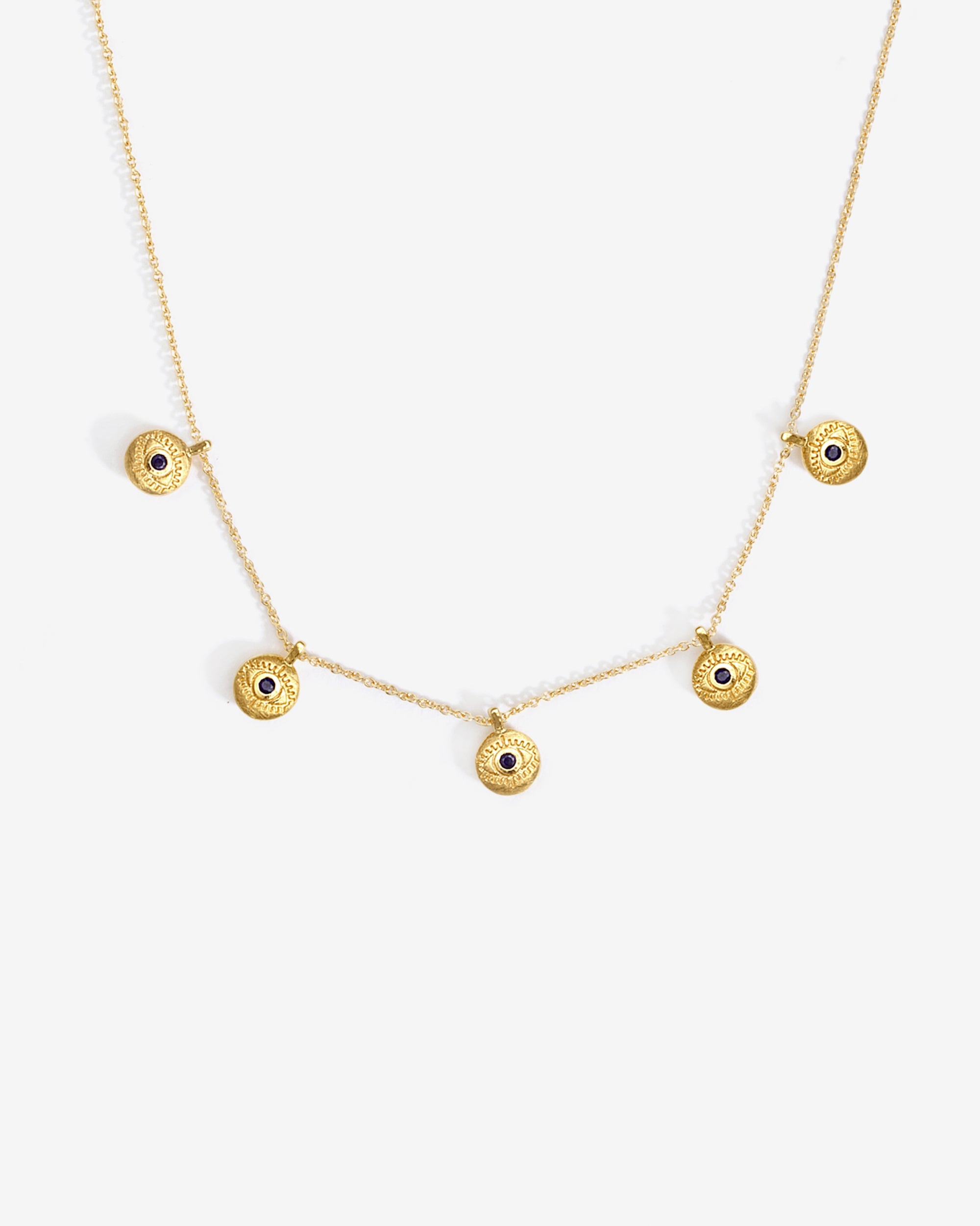 Temple of the Sun Blessing Necklace Gold Vermeil