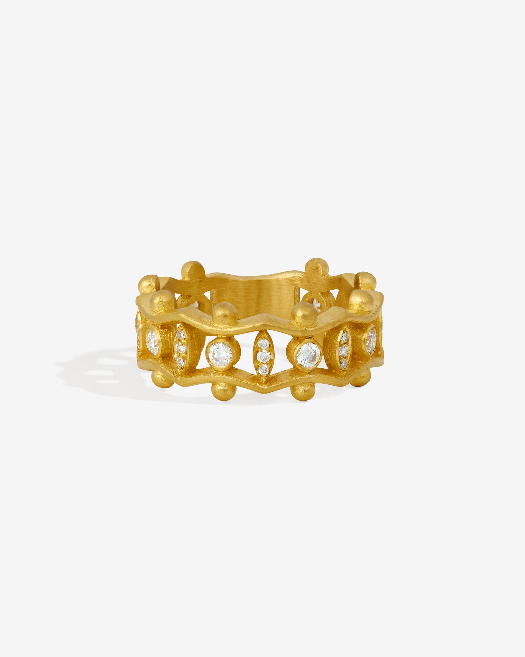 Temple of the Sun Cadence Ring Diamond Solid Gold