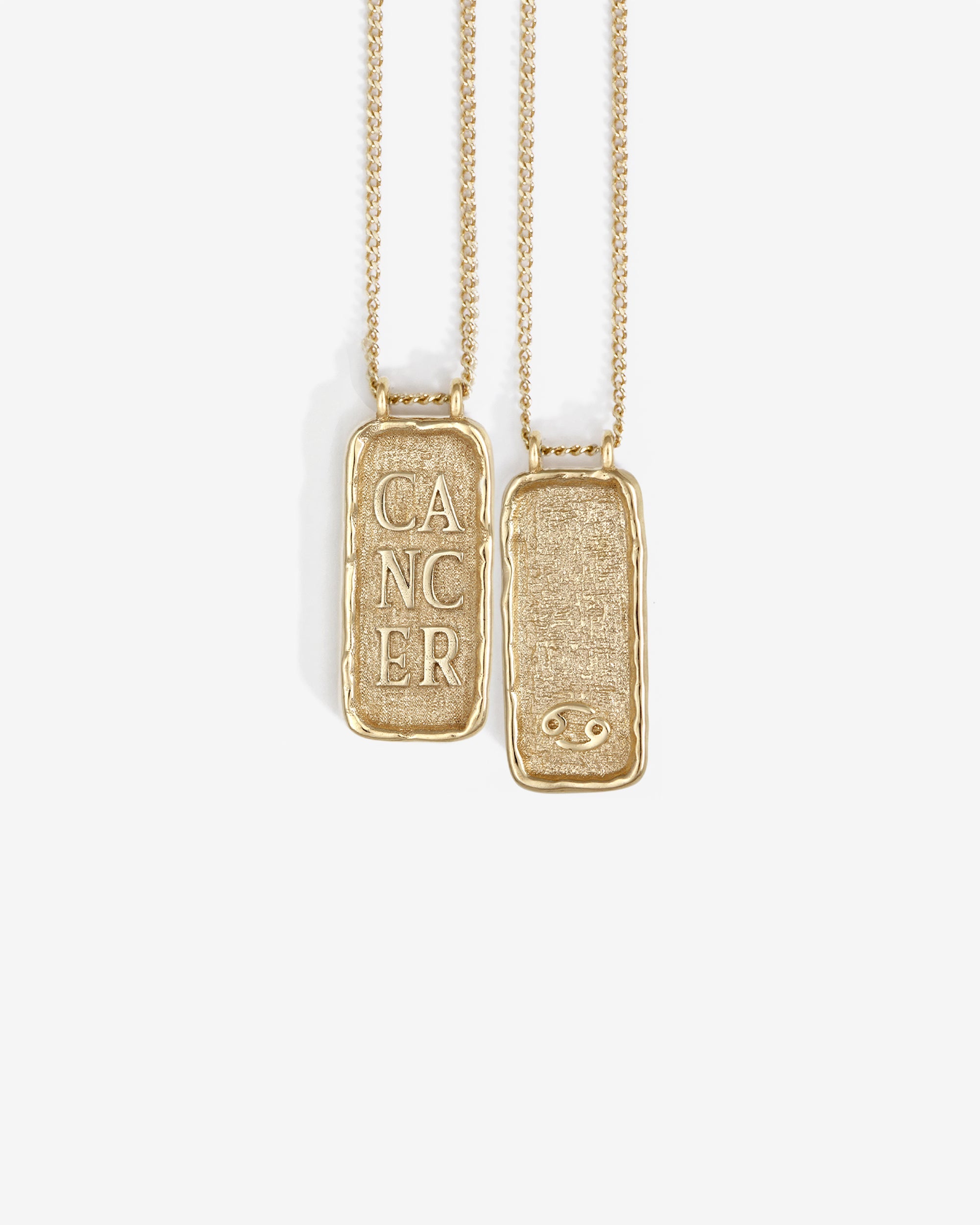 Temple of the Sun Cancer Necklace Solid Gold