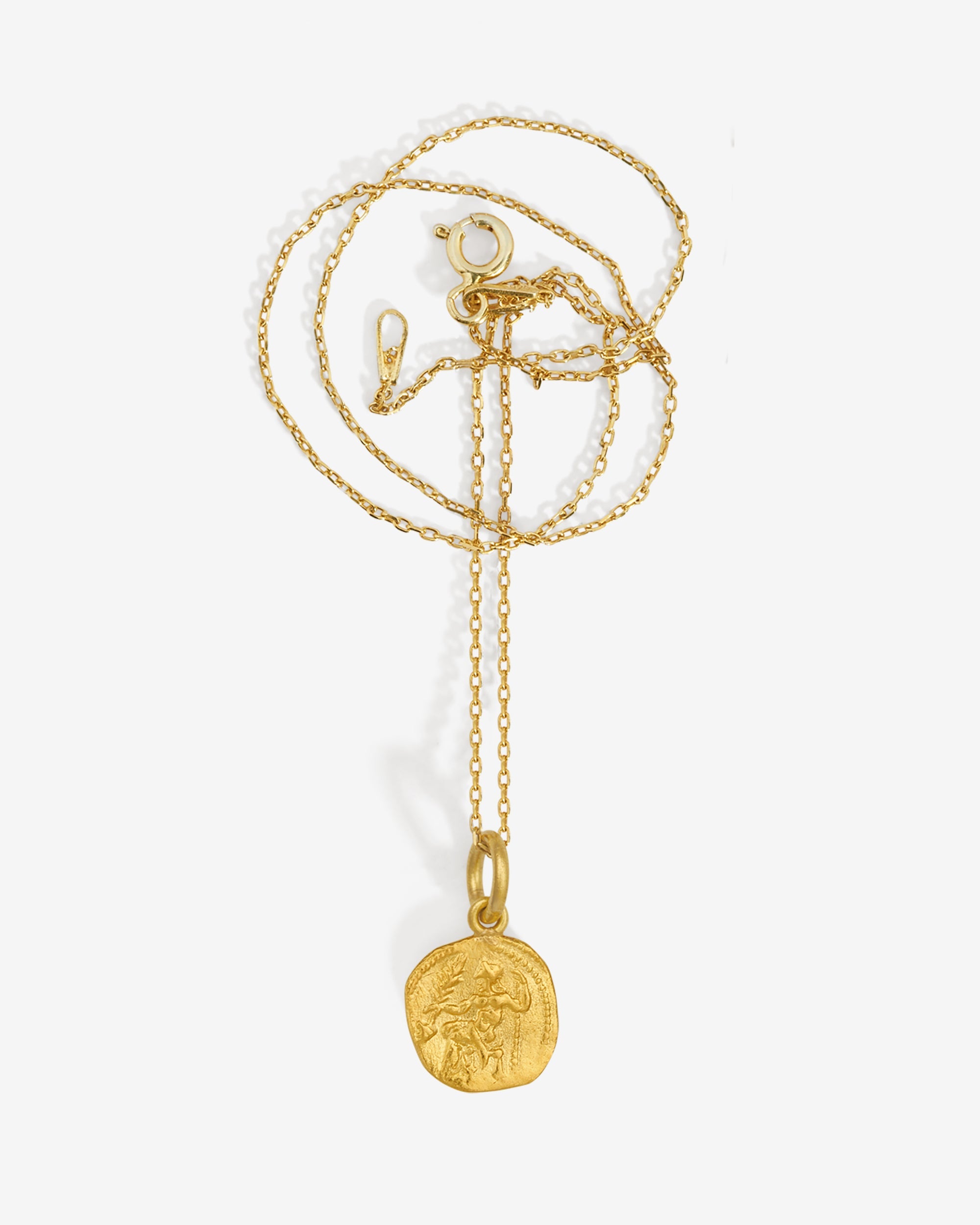 Temple of the Sun Centaur Necklace Solid Gold