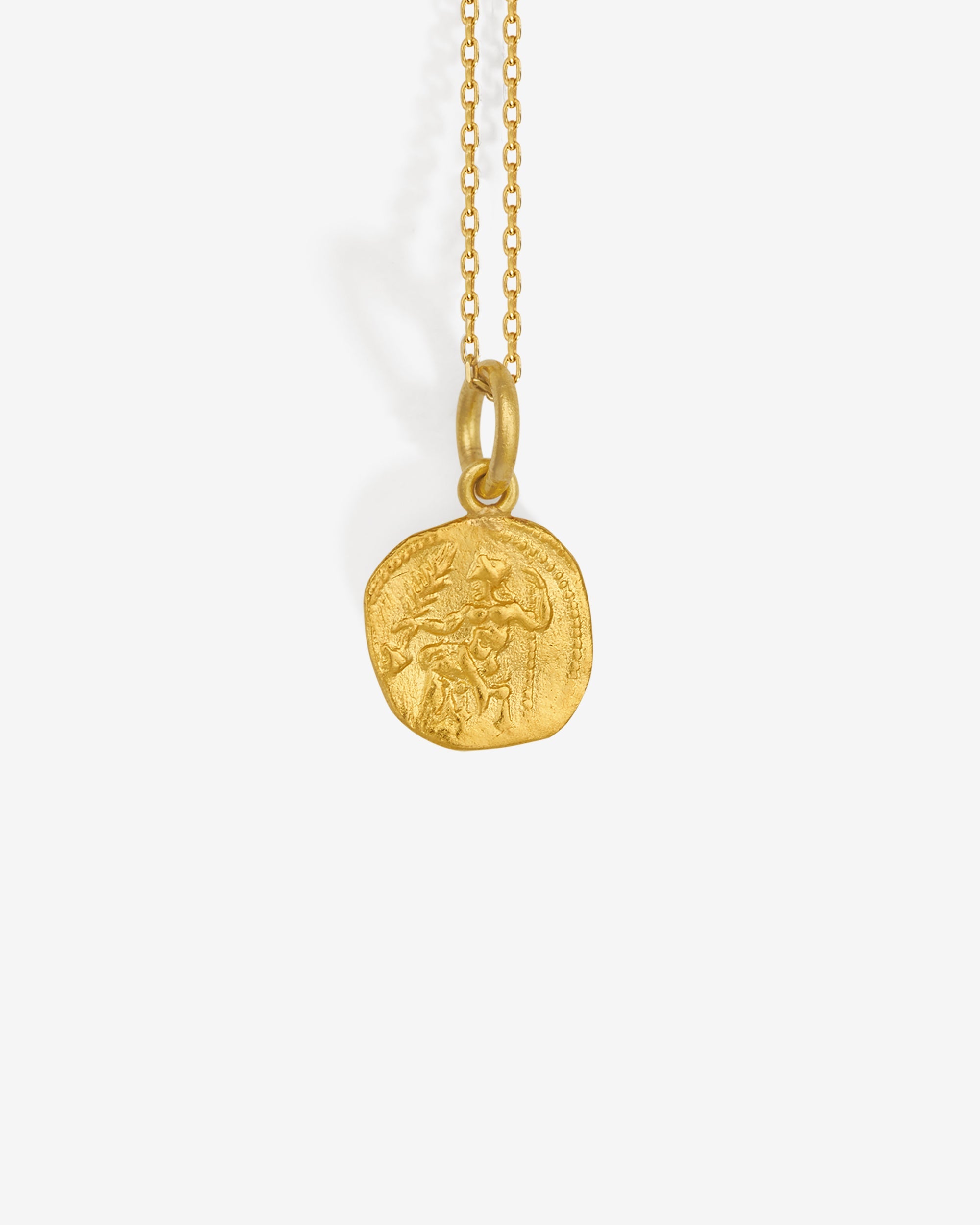 Temple of the Sun Centaur Necklace Solid Gold