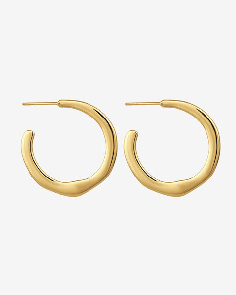 Gold Vermeil Gold Hoop Earrings The Bay The Bay Gold Hoops Sales