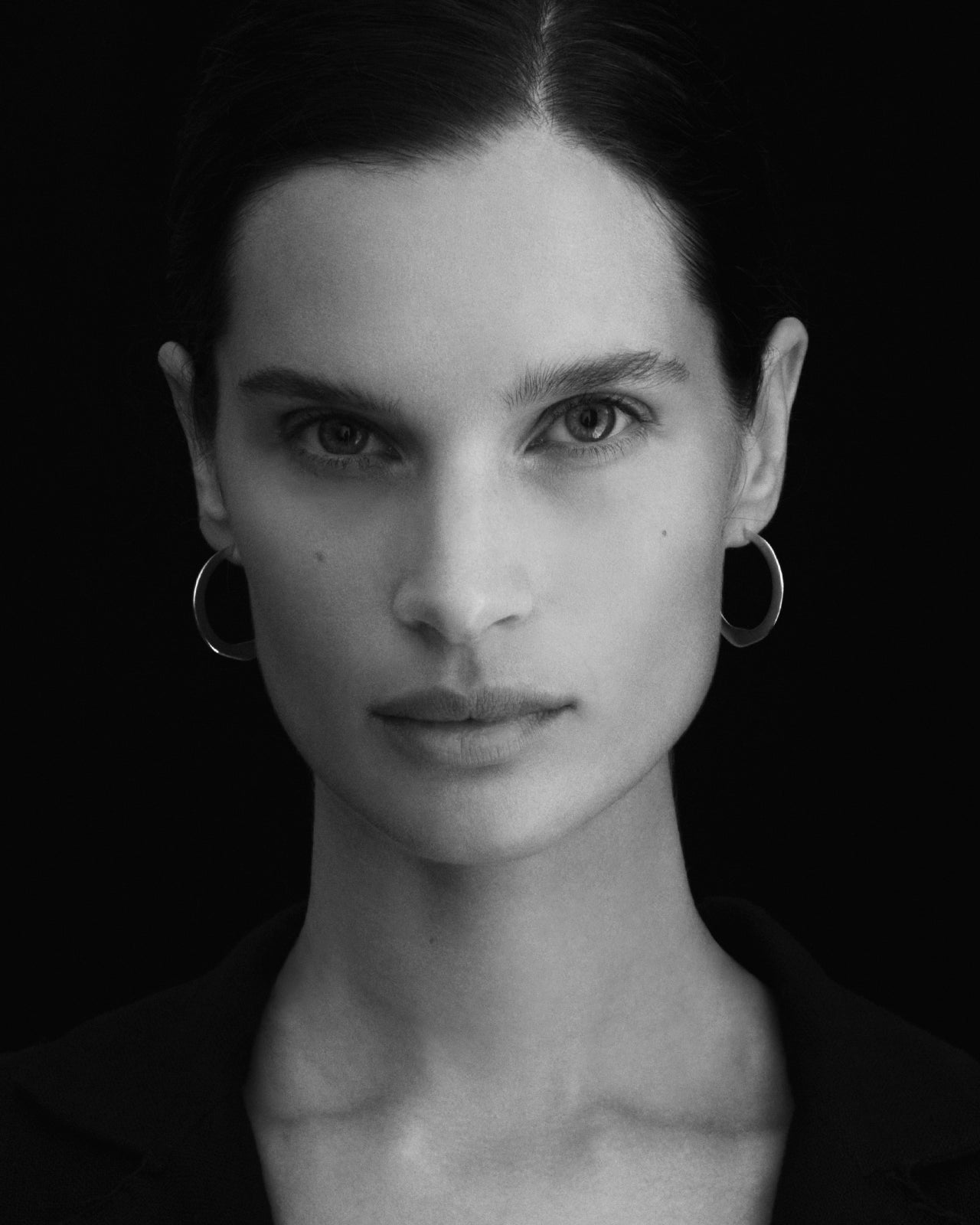 Temple of the Sun Circe Medium Hoops Silver