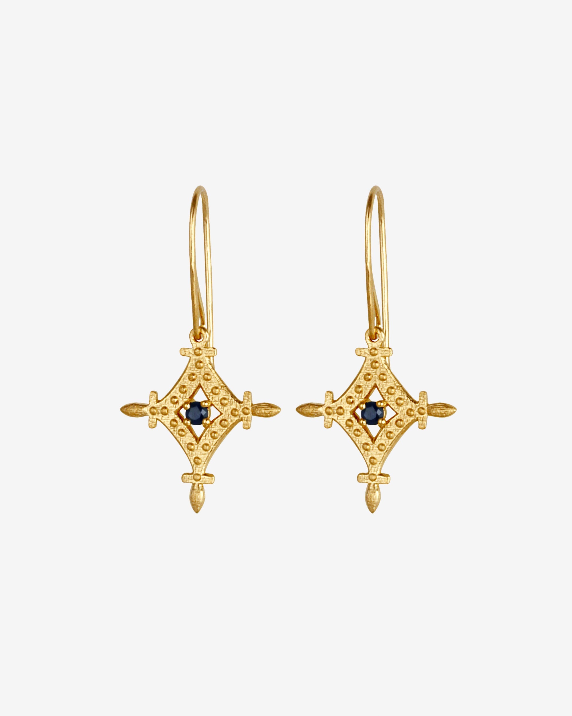 Temple of the Sun Corin Earrings Gold Vermeil