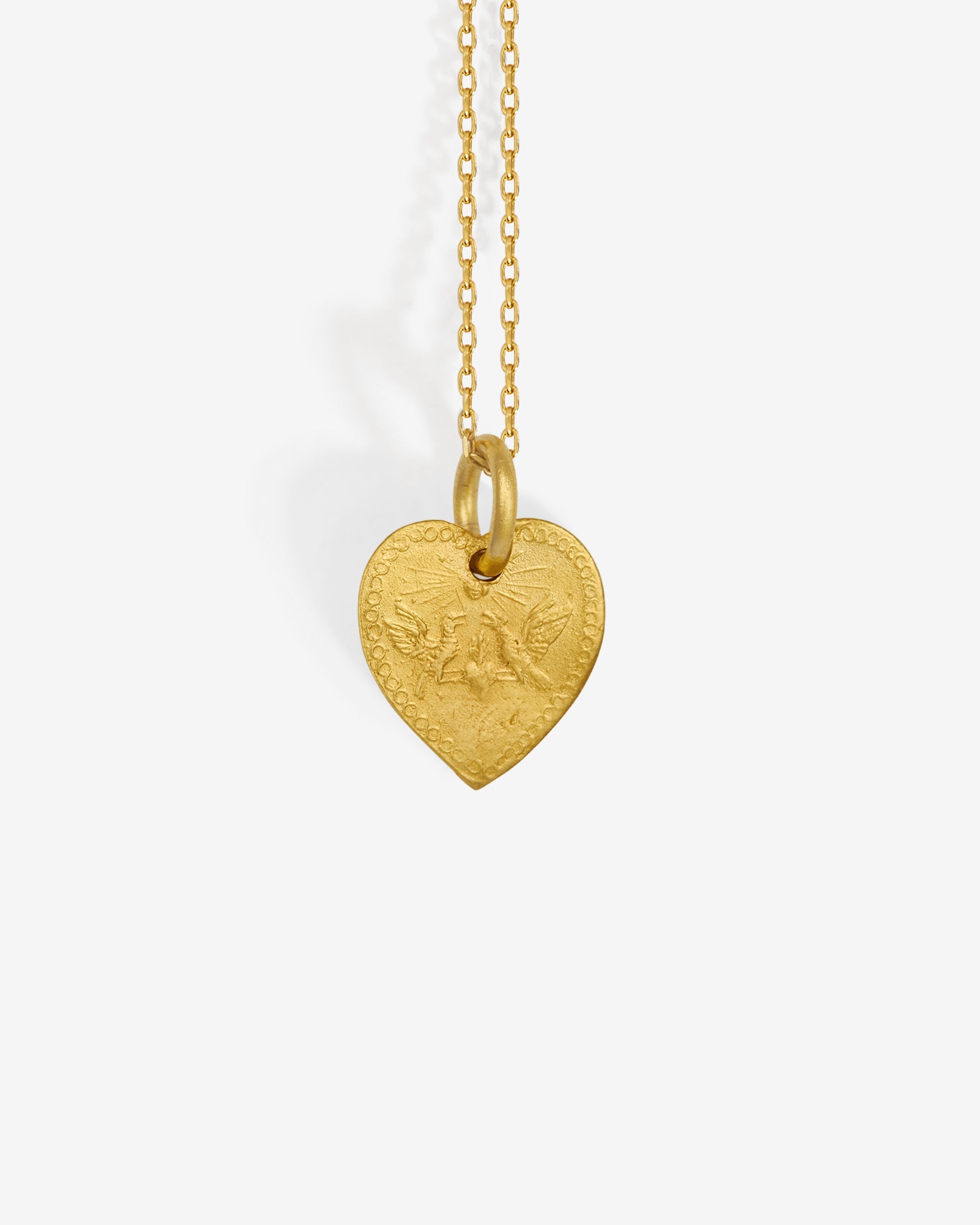 Temple of the Sun Courage Necklace Solid Gold