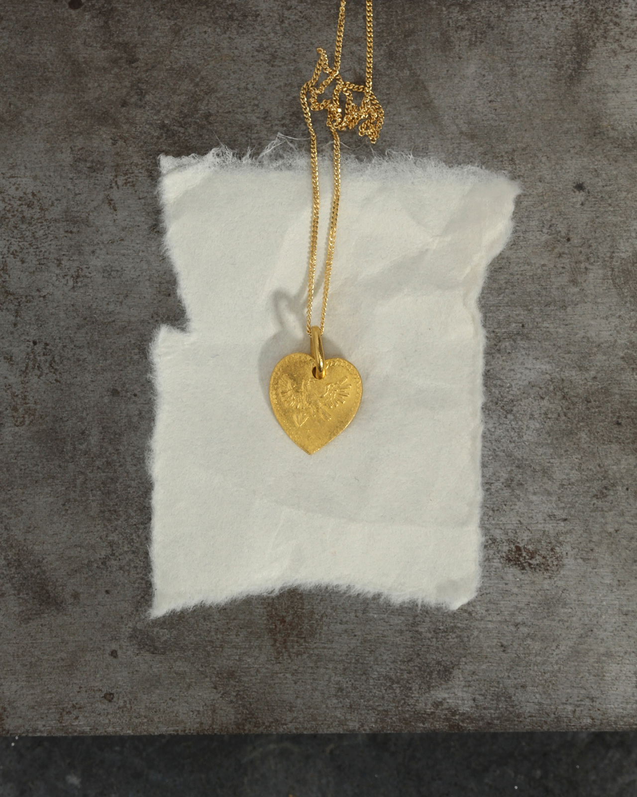 Temple of the Sun Courage Necklace Solid Gold