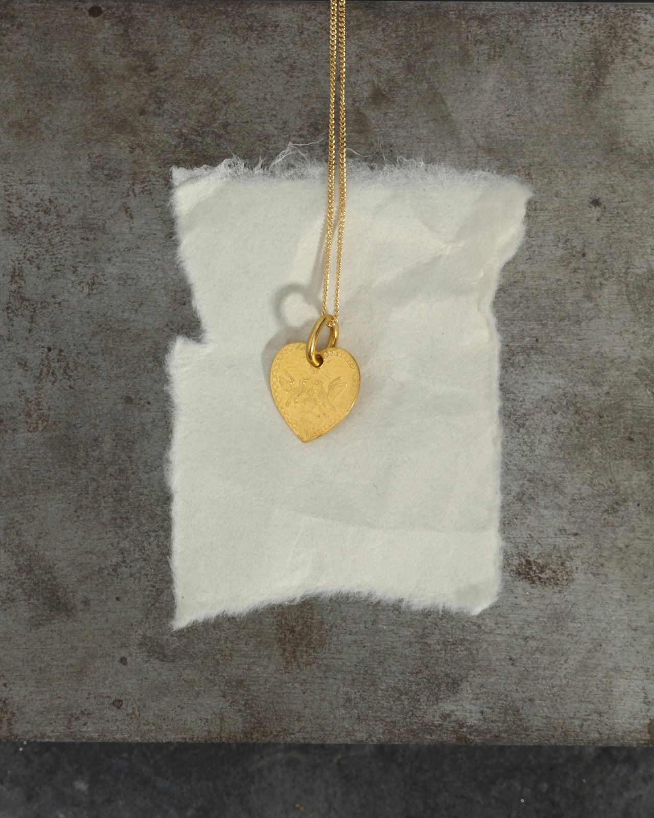 Temple of the Sun Courage Necklace Solid Gold