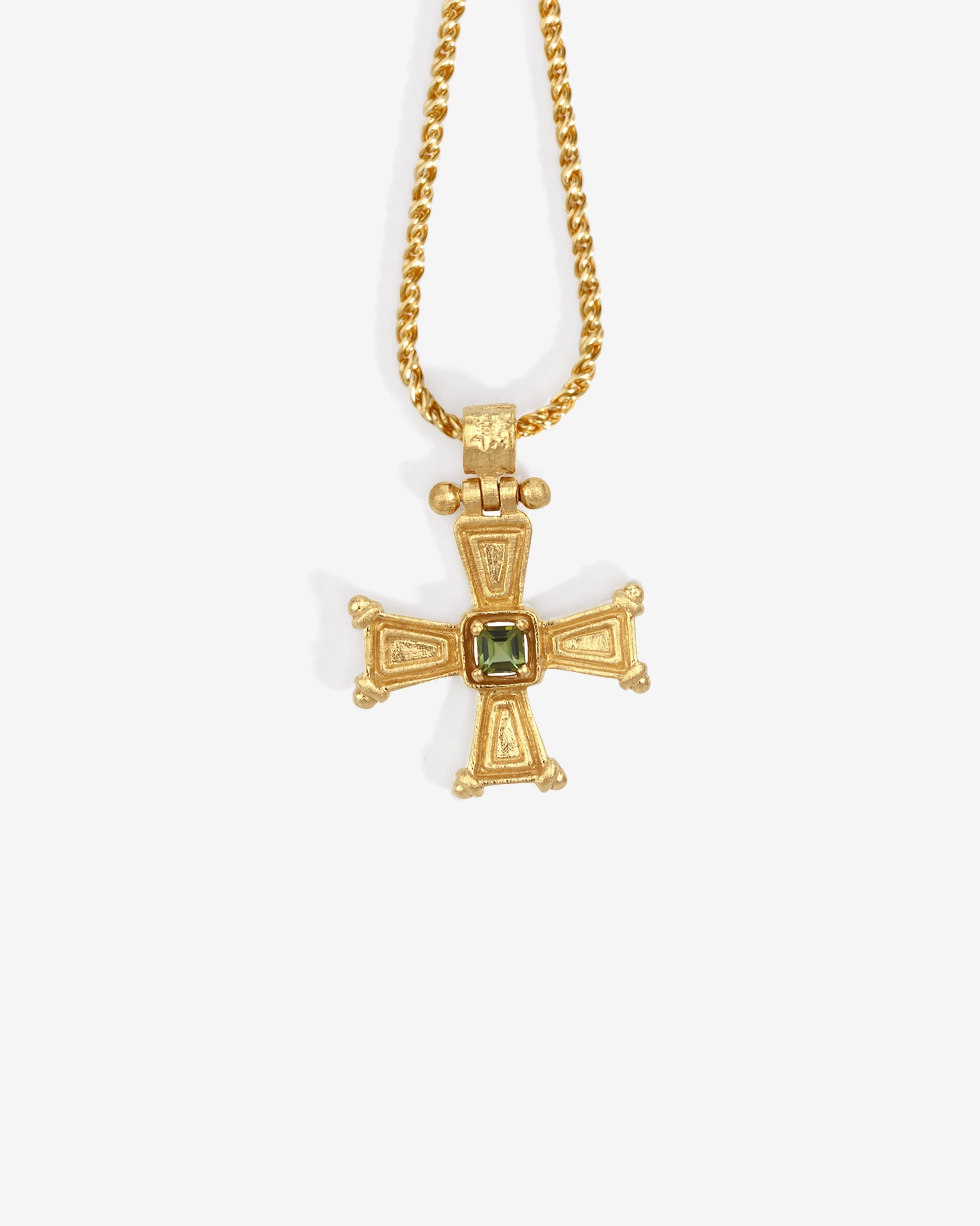Temple of the Sun Crista Necklace Gold Vermeil