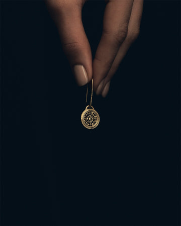 Temple of the Sun Dafni Earrings Gold Vermeil