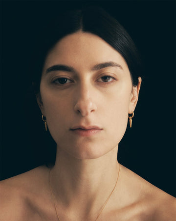 Temple of the Sun Echo Earrings Gold Vermeil