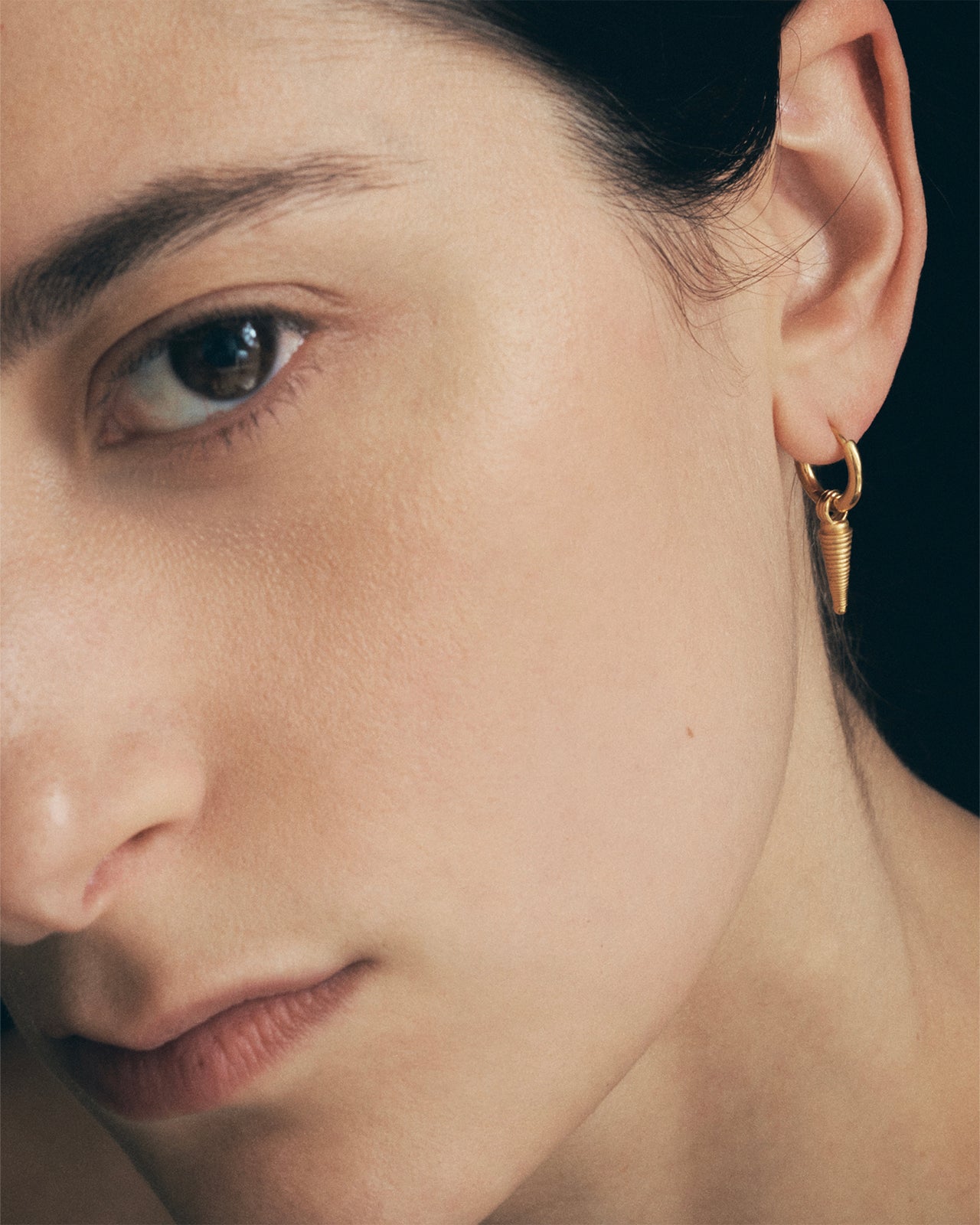 Temple of the Sun Echo Earrings Gold Vermeil