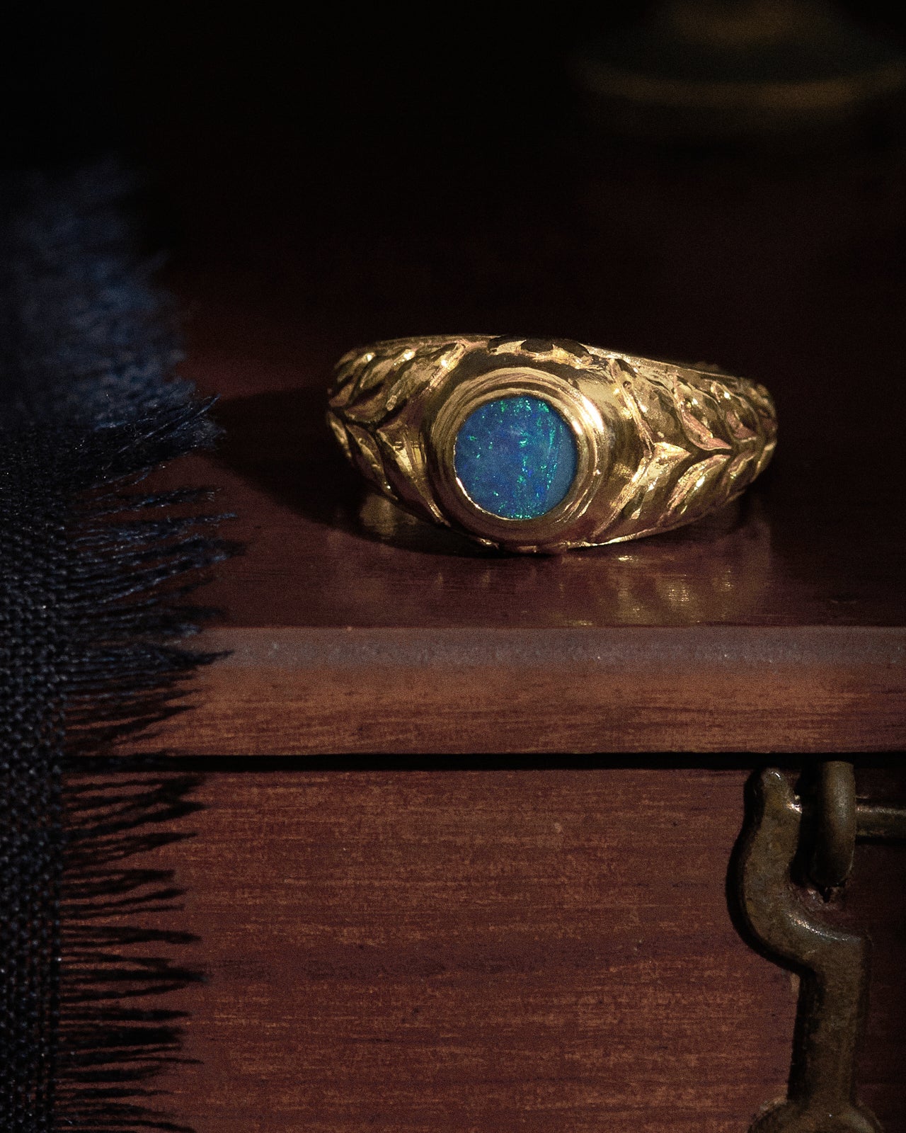 Temple of the Sun Elah Ring Solid Gold