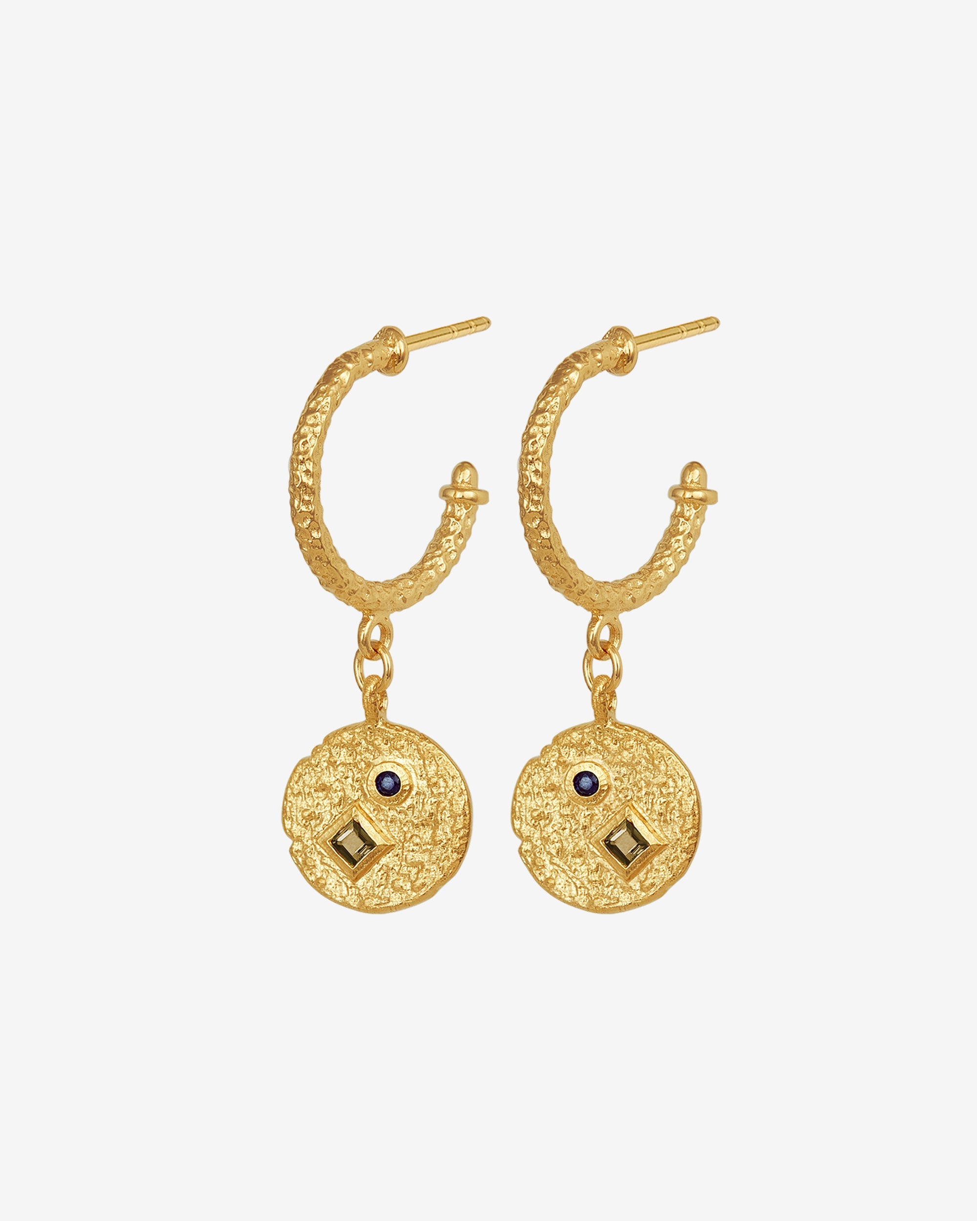 Temple of the Sun Etna Earrings Gold Vermeil