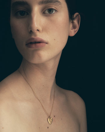 Temple of the Sun Etti Necklace Ruby Gold Vermeil