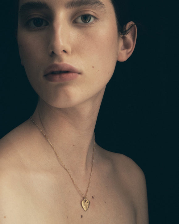 Temple of the Sun Etti Necklace Ruby Gold Vermeil