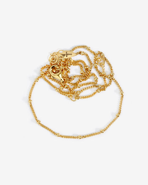 Fine Choker Chain Necklace Gold Vermeil – Temple of the Sun