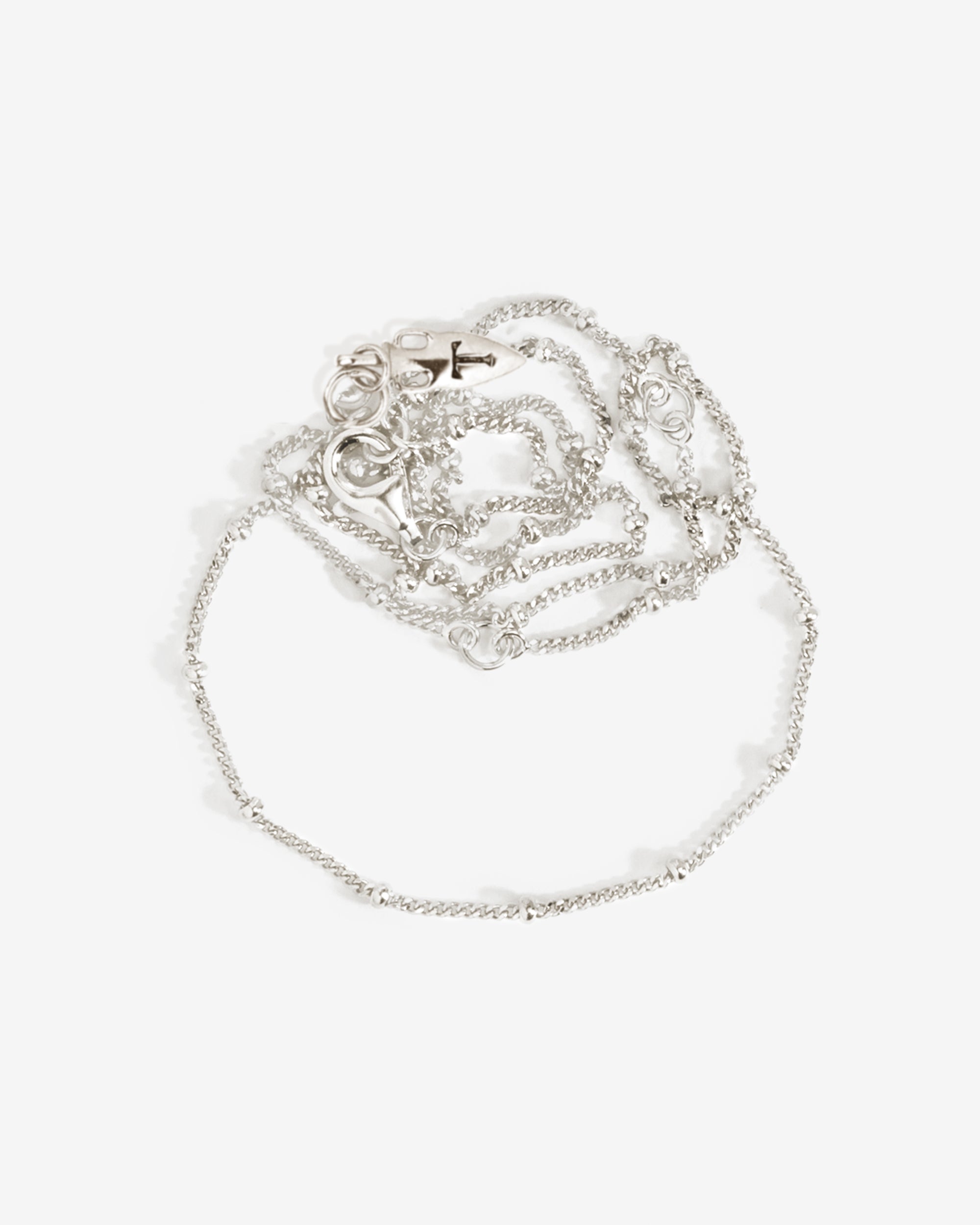 Temple of the Sun Fine Choker Chain Necklace Silver