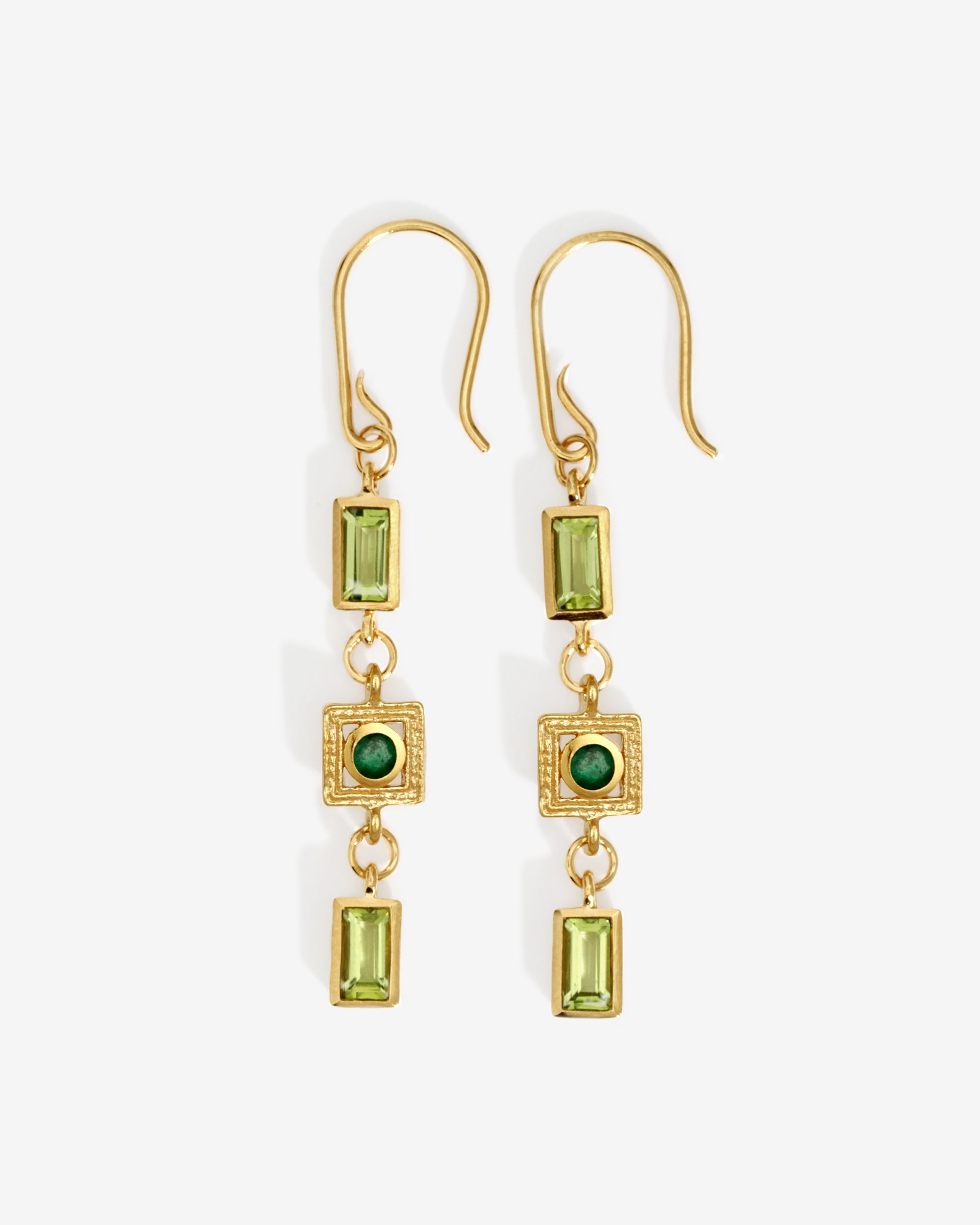 Temple of the Sun Florence Earrings Gold Vermeil