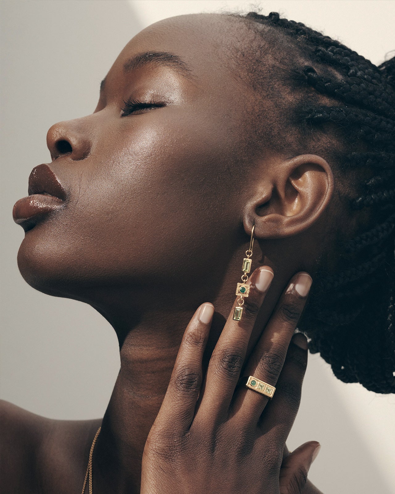 Temple of the Sun Florence Earrings Gold Vermeil