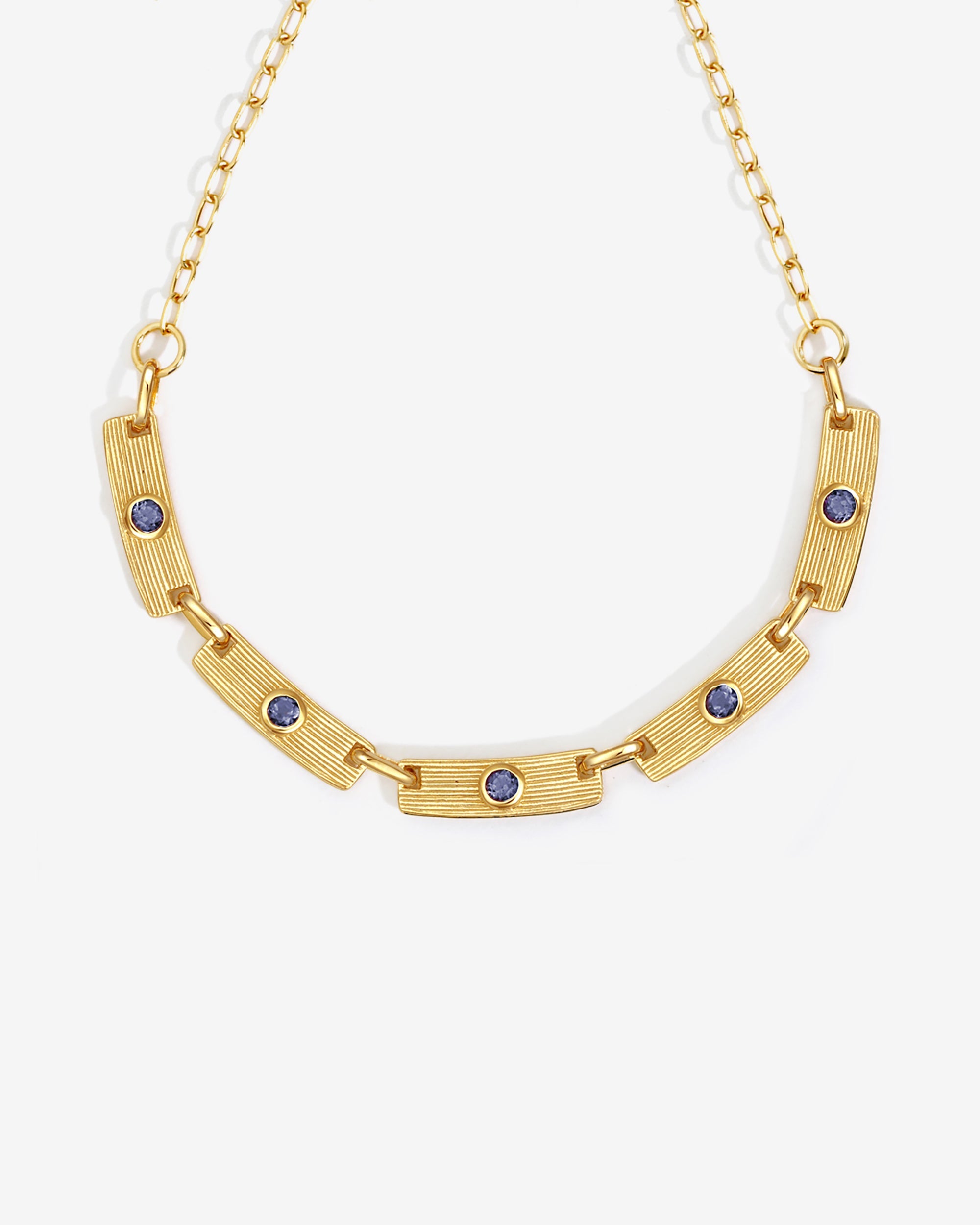 Temple of the Sun Flow Necklace Gold Vermeil