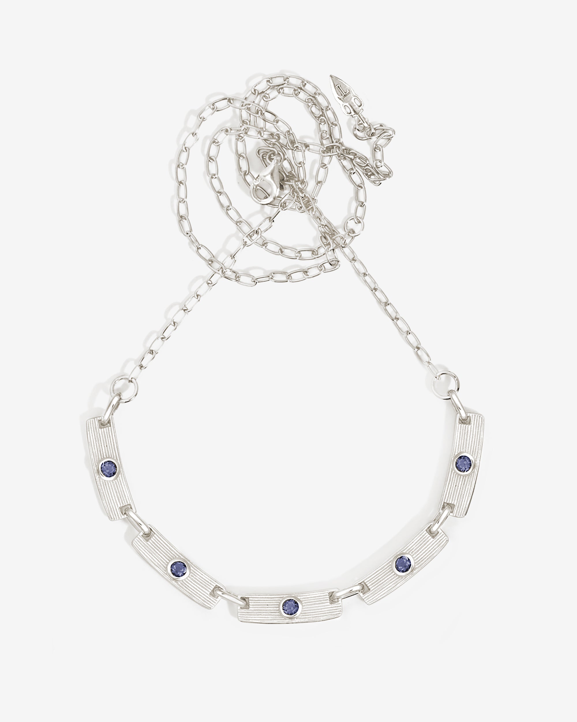 Temple of the Sun Flow Necklace Silver