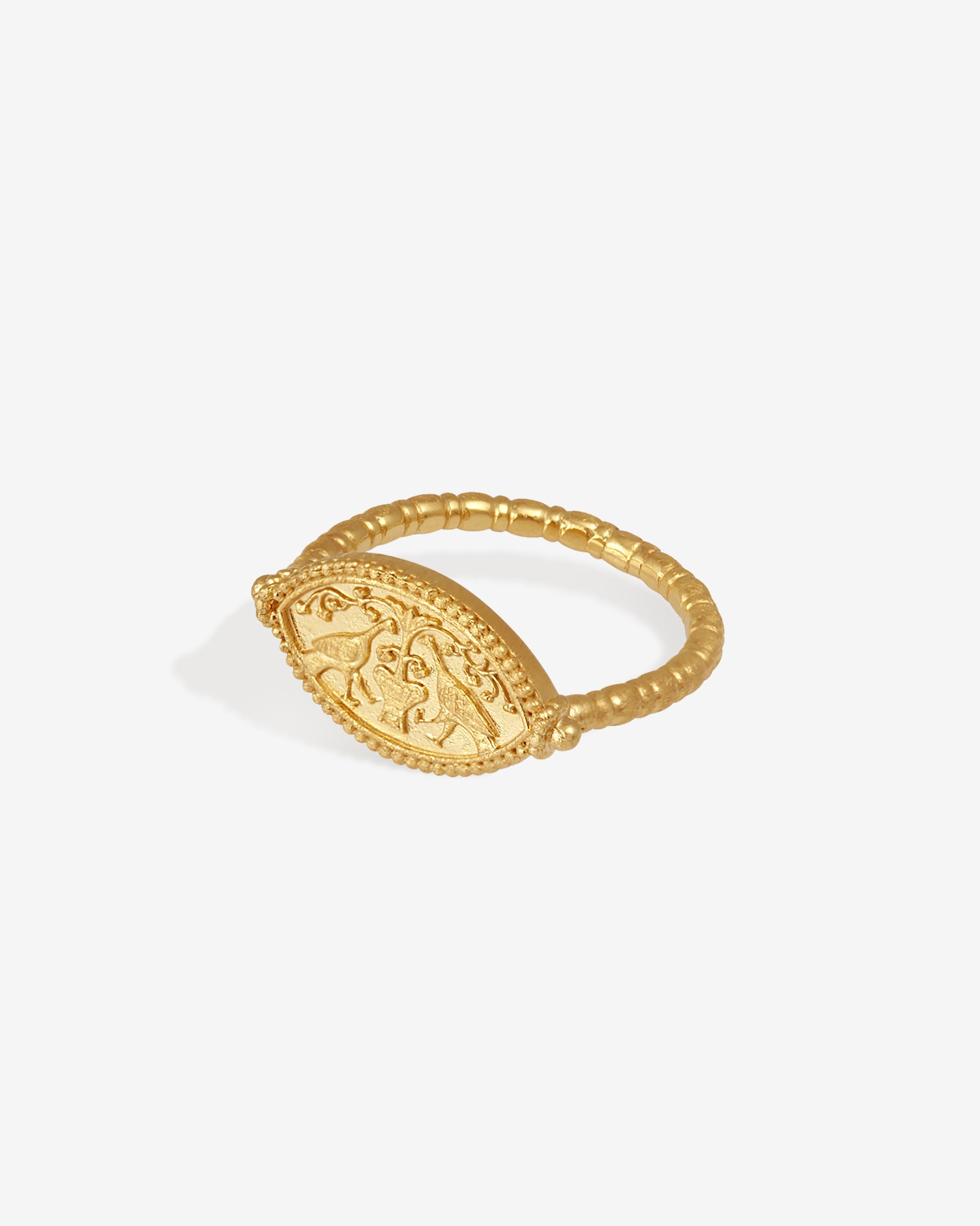Gaia Ring Gold Vermeil – Temple of the Sun Jewellery