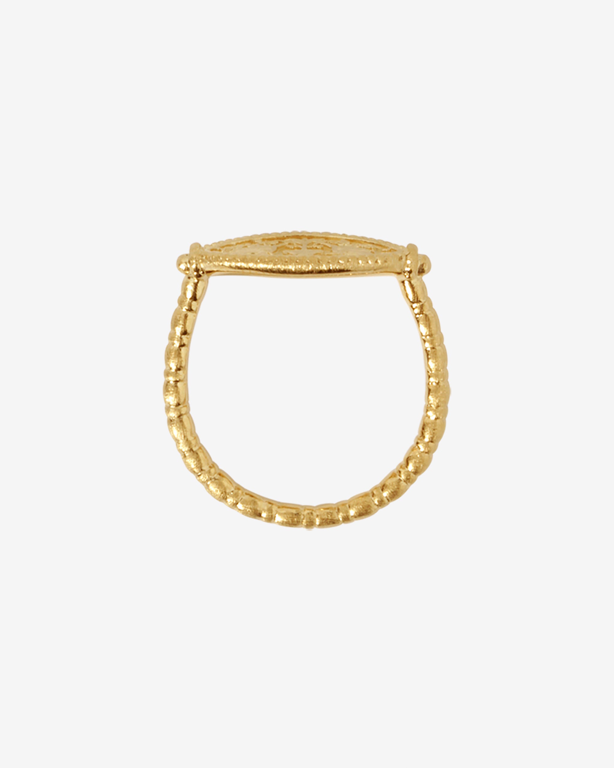Temple of the Sun Gaia Ring Gold Vermeil