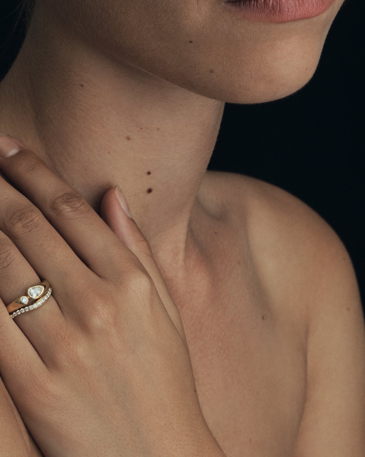 Temple of the Sun Grace Ring Diamond Solid Gold