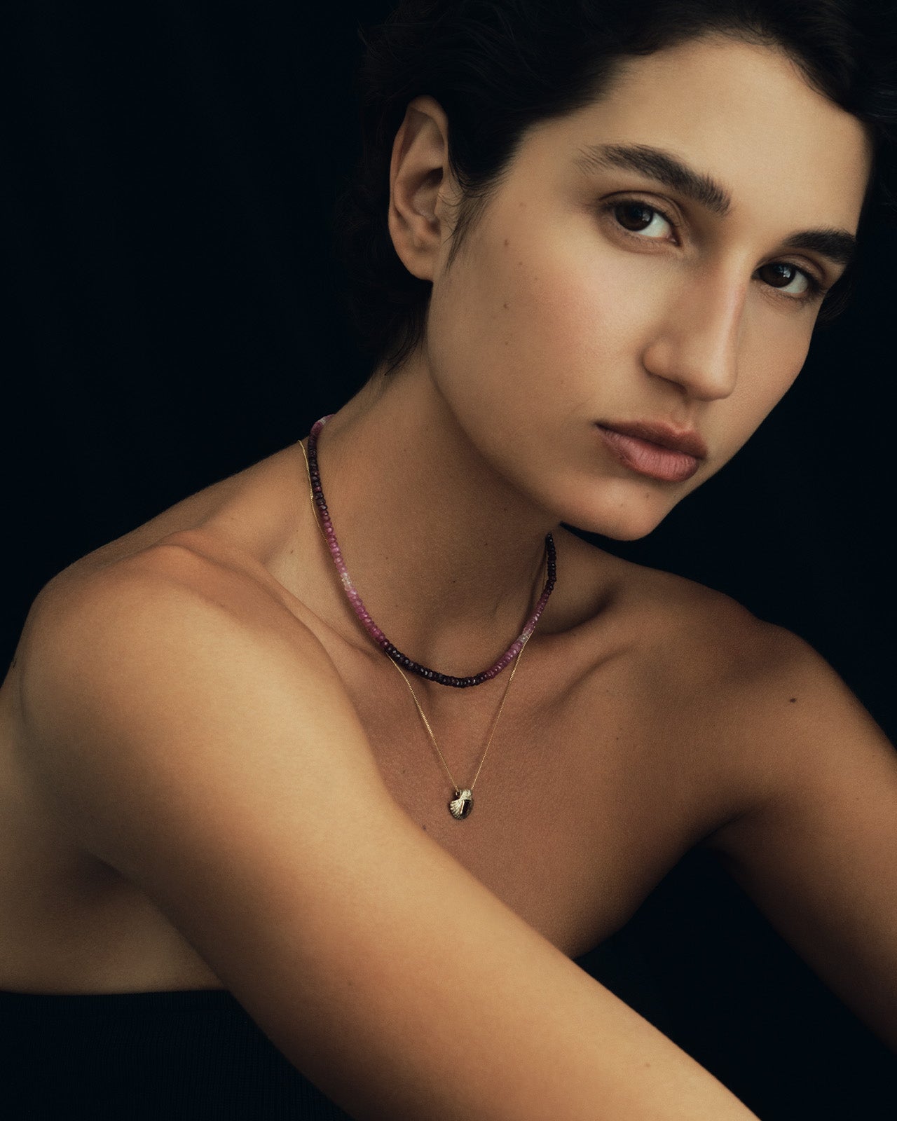 Temple of the Sun Hali Necklace Solid Gold