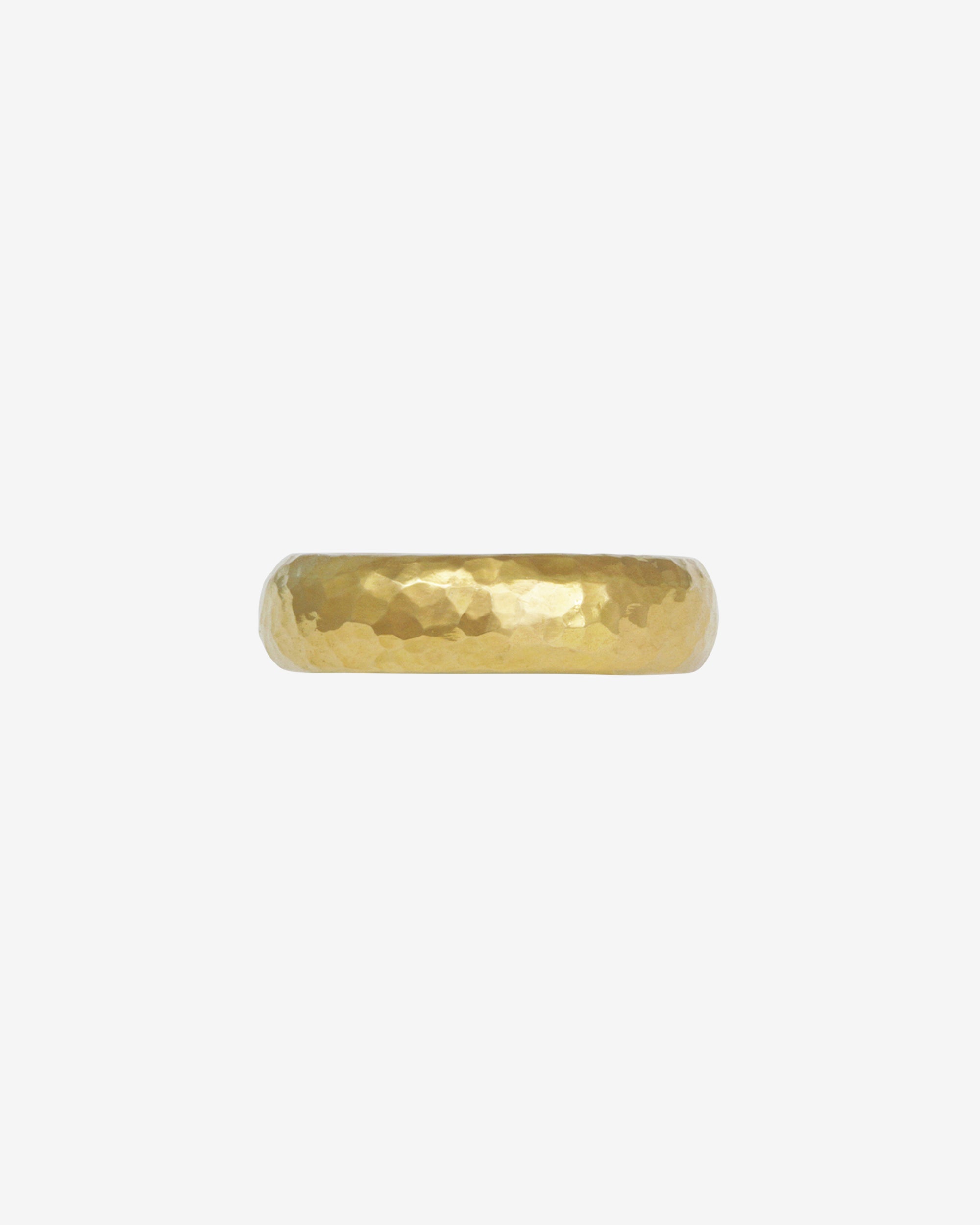 Temple of the Sun Hammered Ring Solid Gold