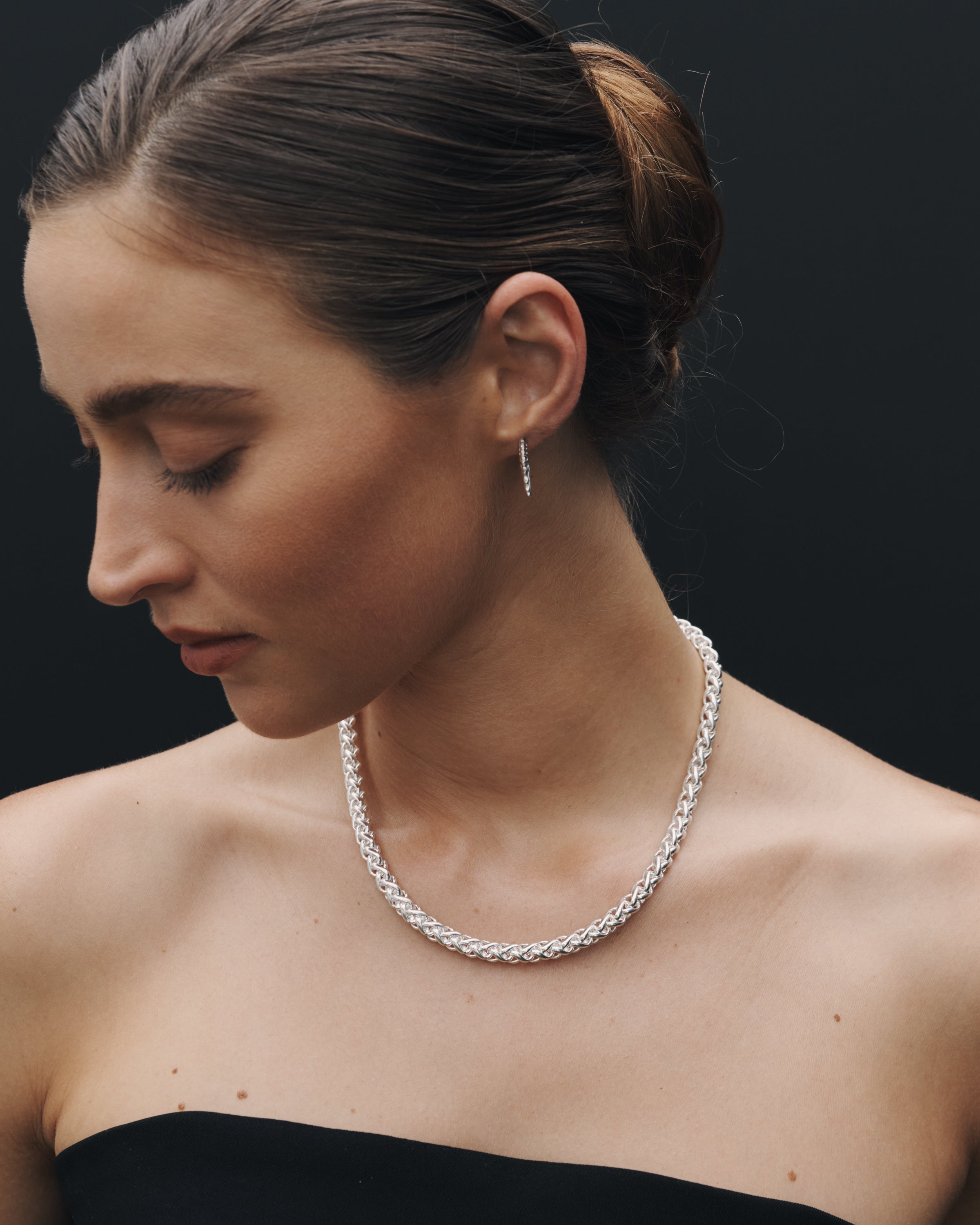 Temple of the Sun Harvest Necklace Silver