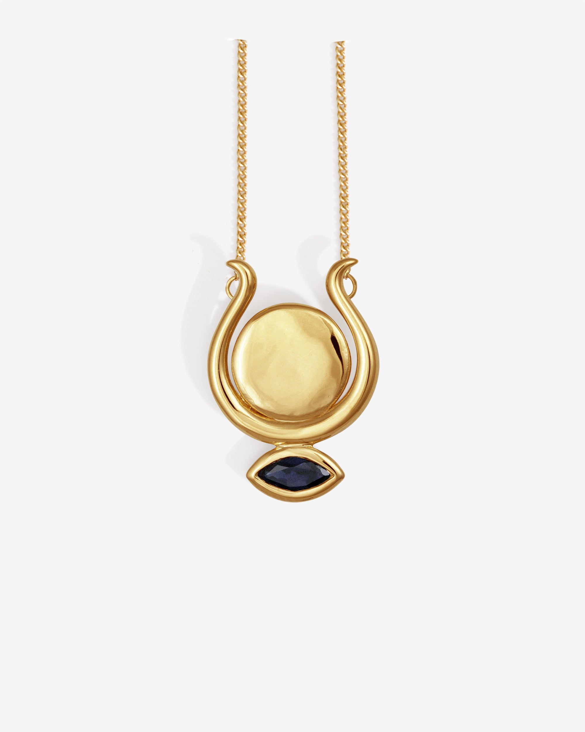 Temple of the Sun Hathor Necklace Gold Vermeil