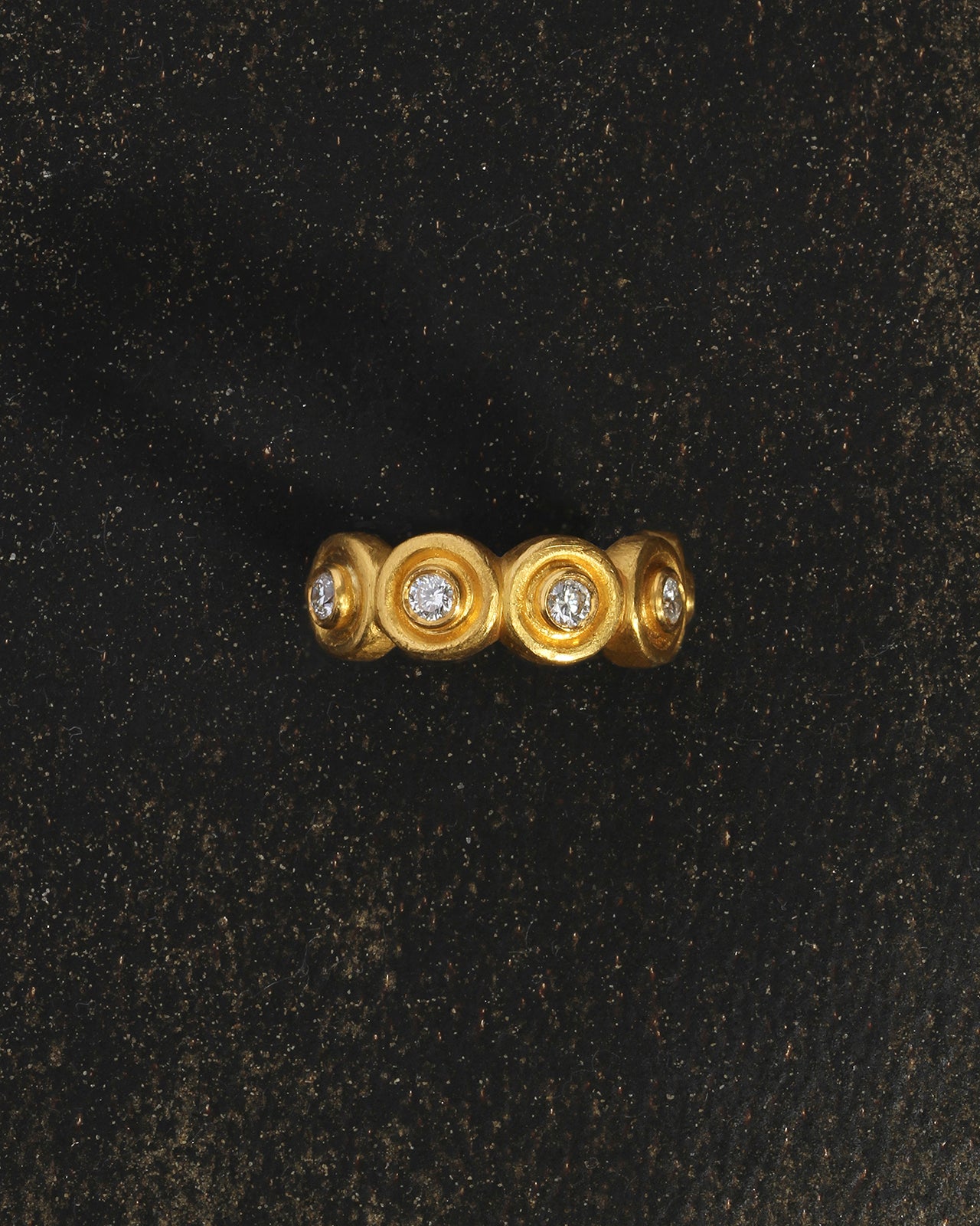 Temple of the Sun Hecuba Ring Diamond Solid Gold