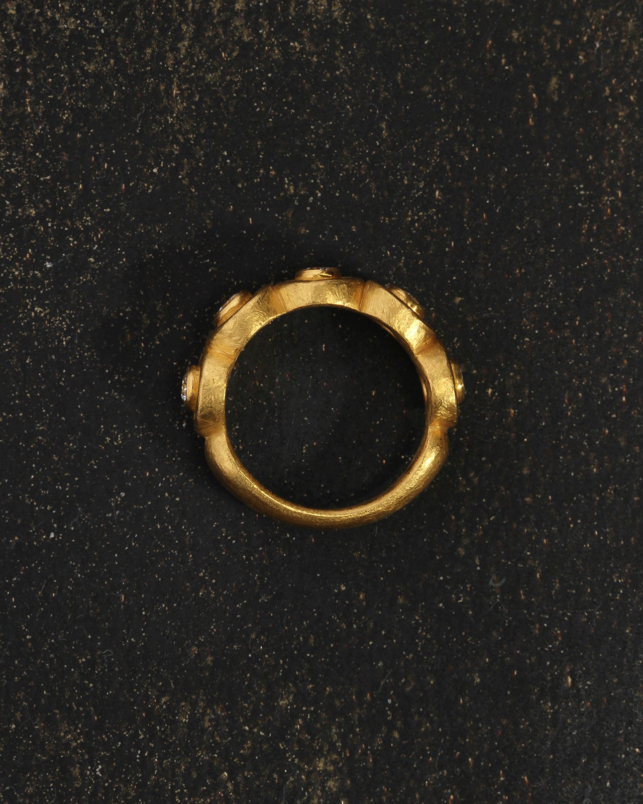 Temple of the Sun Hecuba Ring Diamond Solid Gold