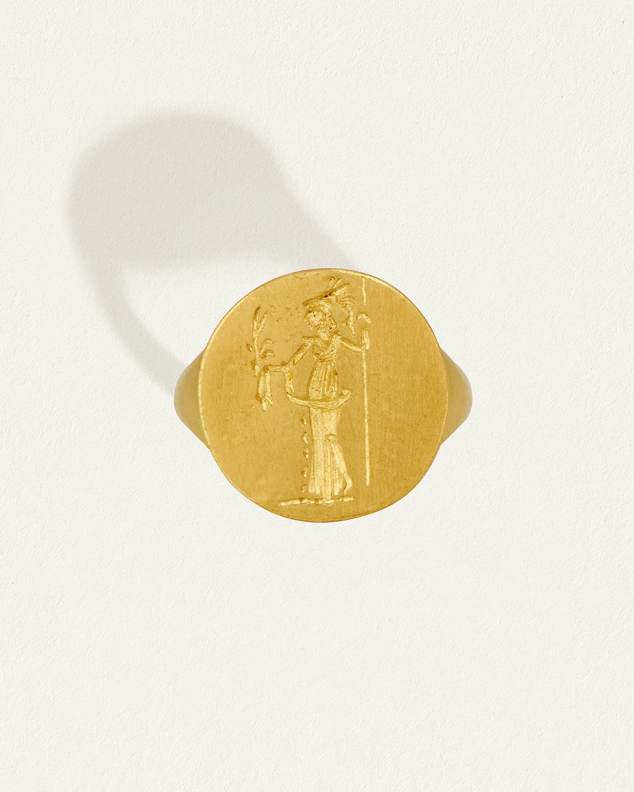 Temple of the Sun Heritage Ring Minerva Solid Gold
