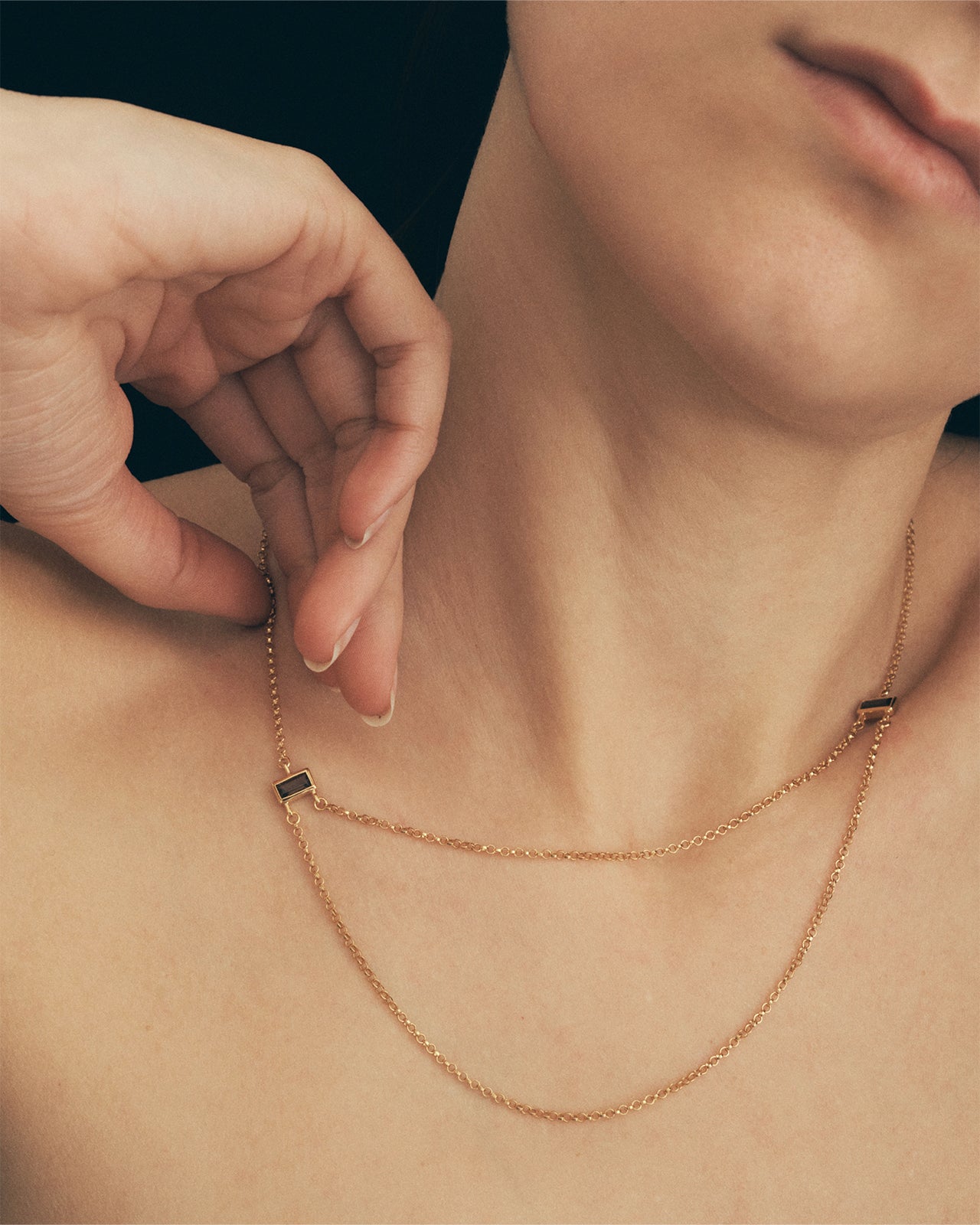 Temple of the Sun Hermes Necklace Gold Vermeil