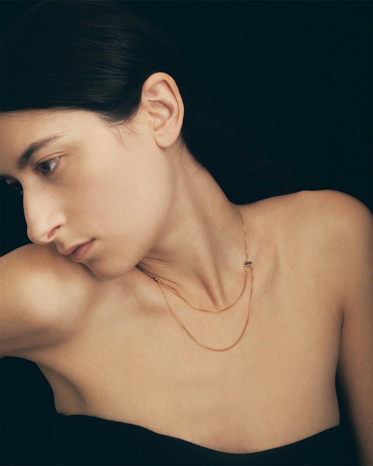 Temple of the Sun Hermes Necklace Gold Vermeil