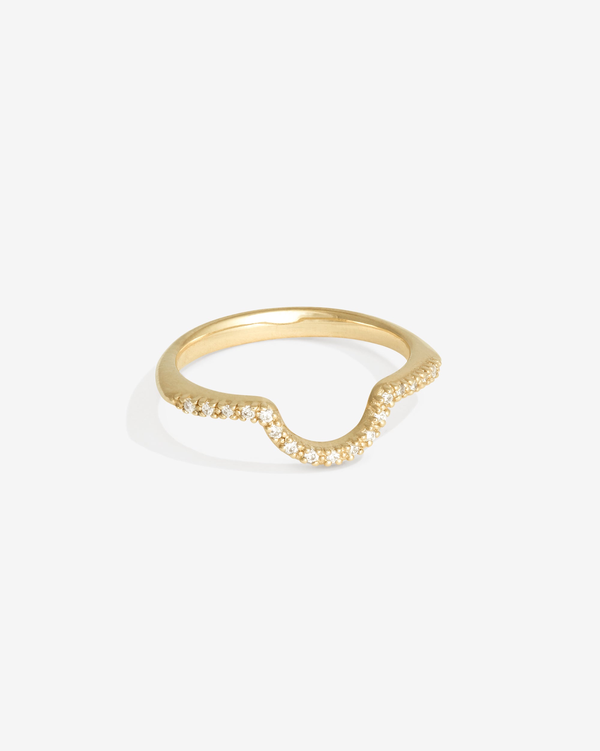 Temple of the Sun Illume Arch Ring Diamond Solid Gold