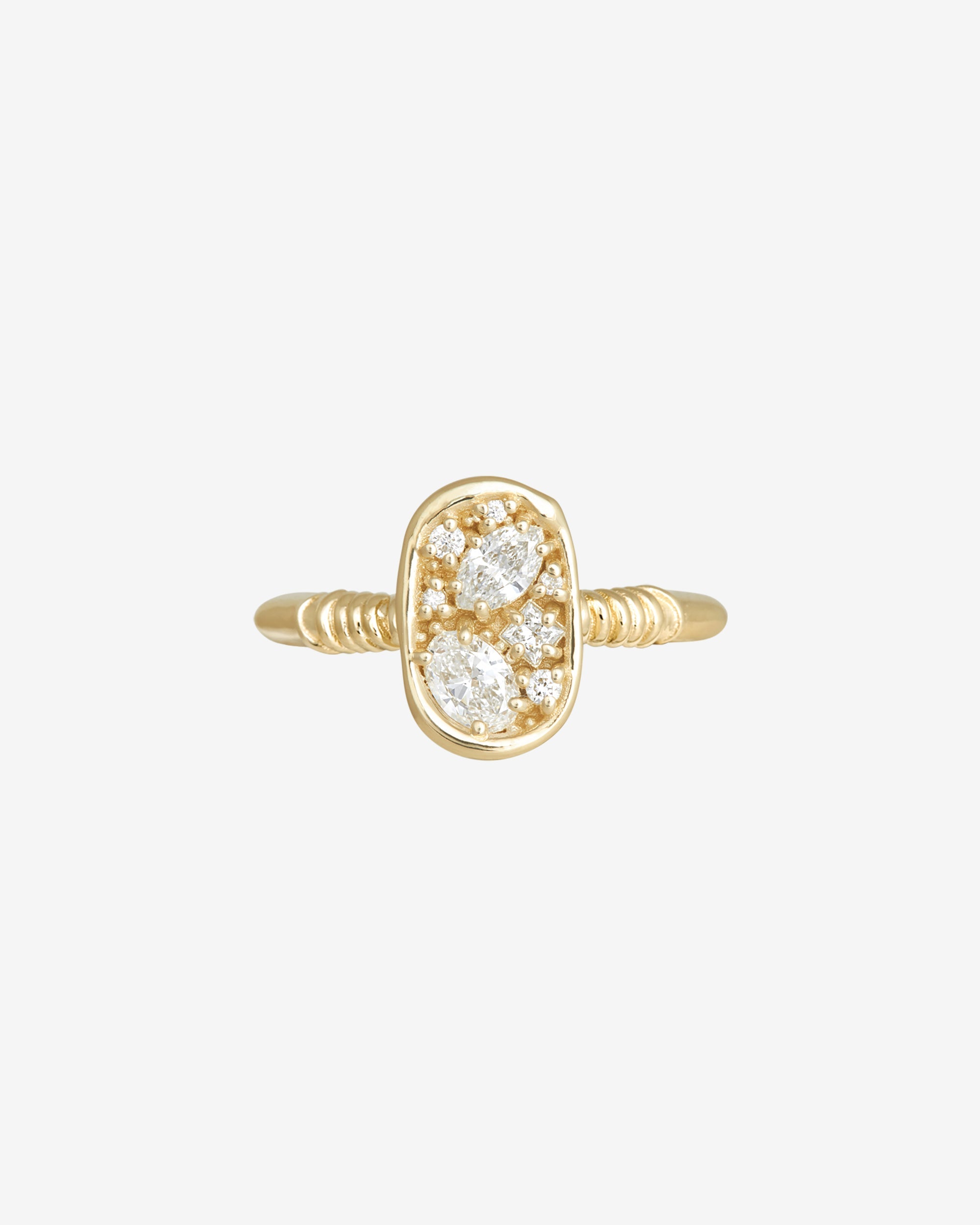 Temple of the Sun Illume Ring Diamond Solid Gold