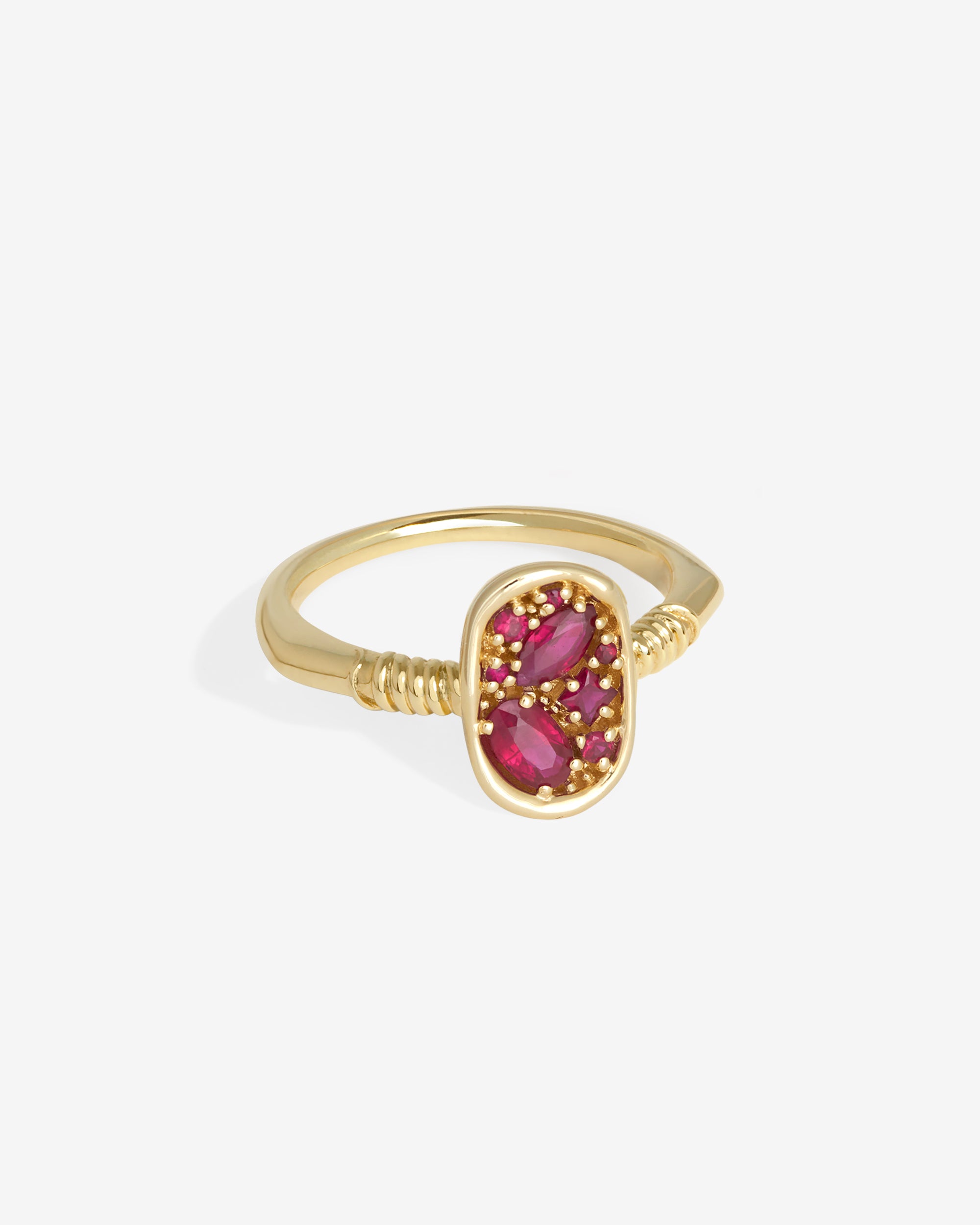 Temple of the Sun Illume Ring Ruby Solid Gold