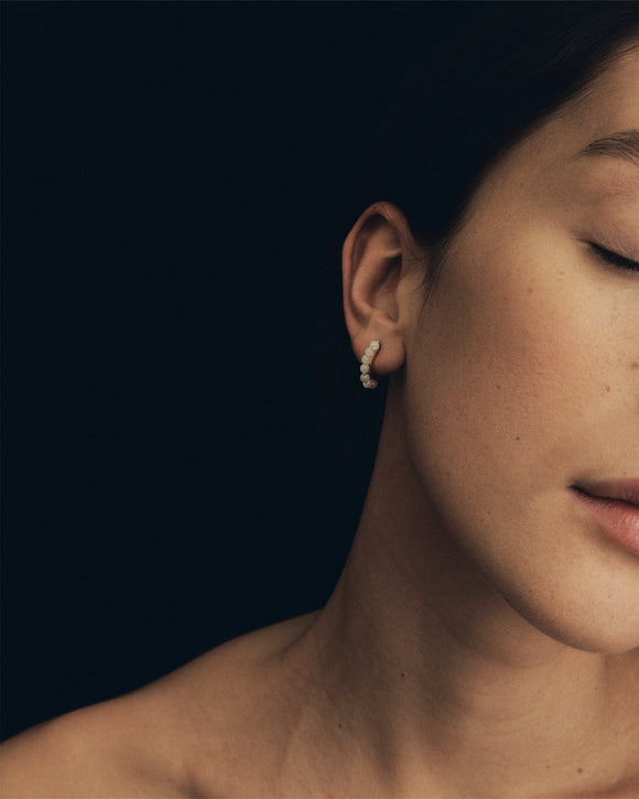 Temple of the Sun Ines Earrings Gold Vermeil