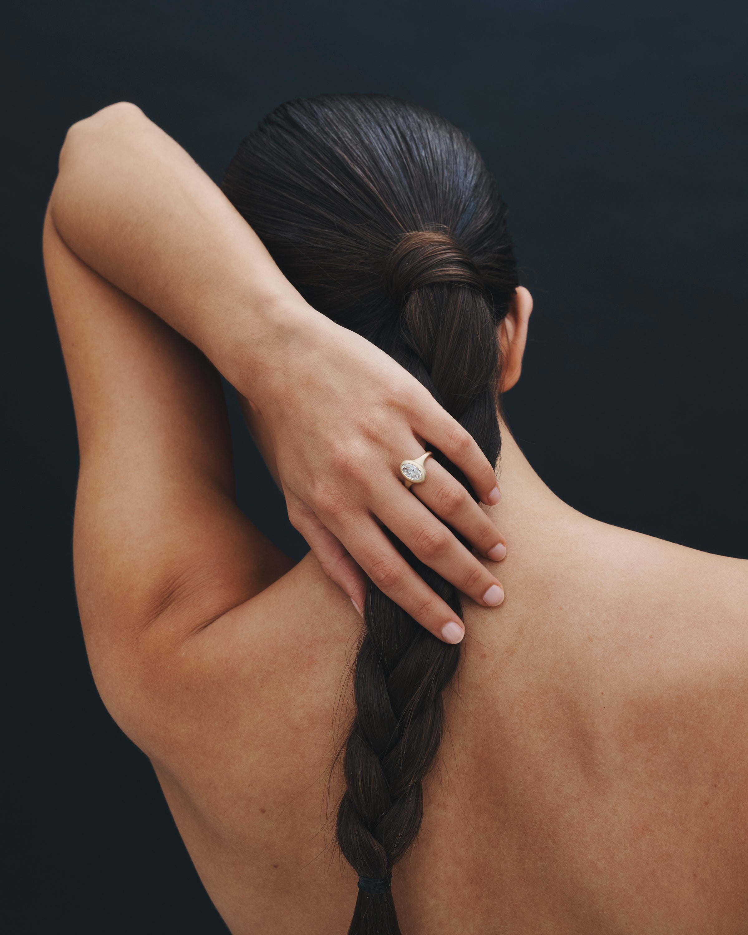 Temple of the Sun Iris Ring 1.50ct Diamond Solid Gold