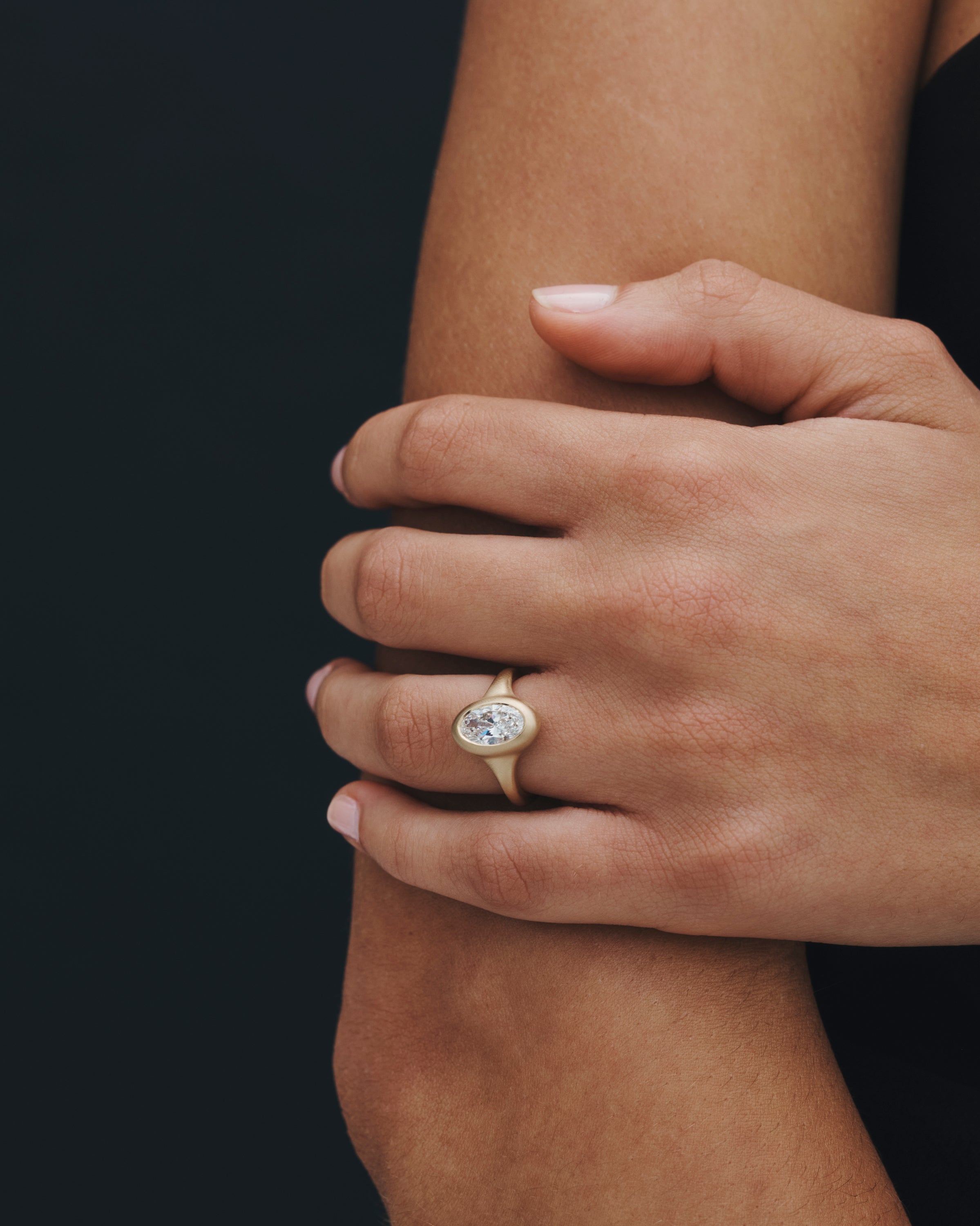 Temple of the Sun Iris Ring 1.50ct Diamond Solid Gold