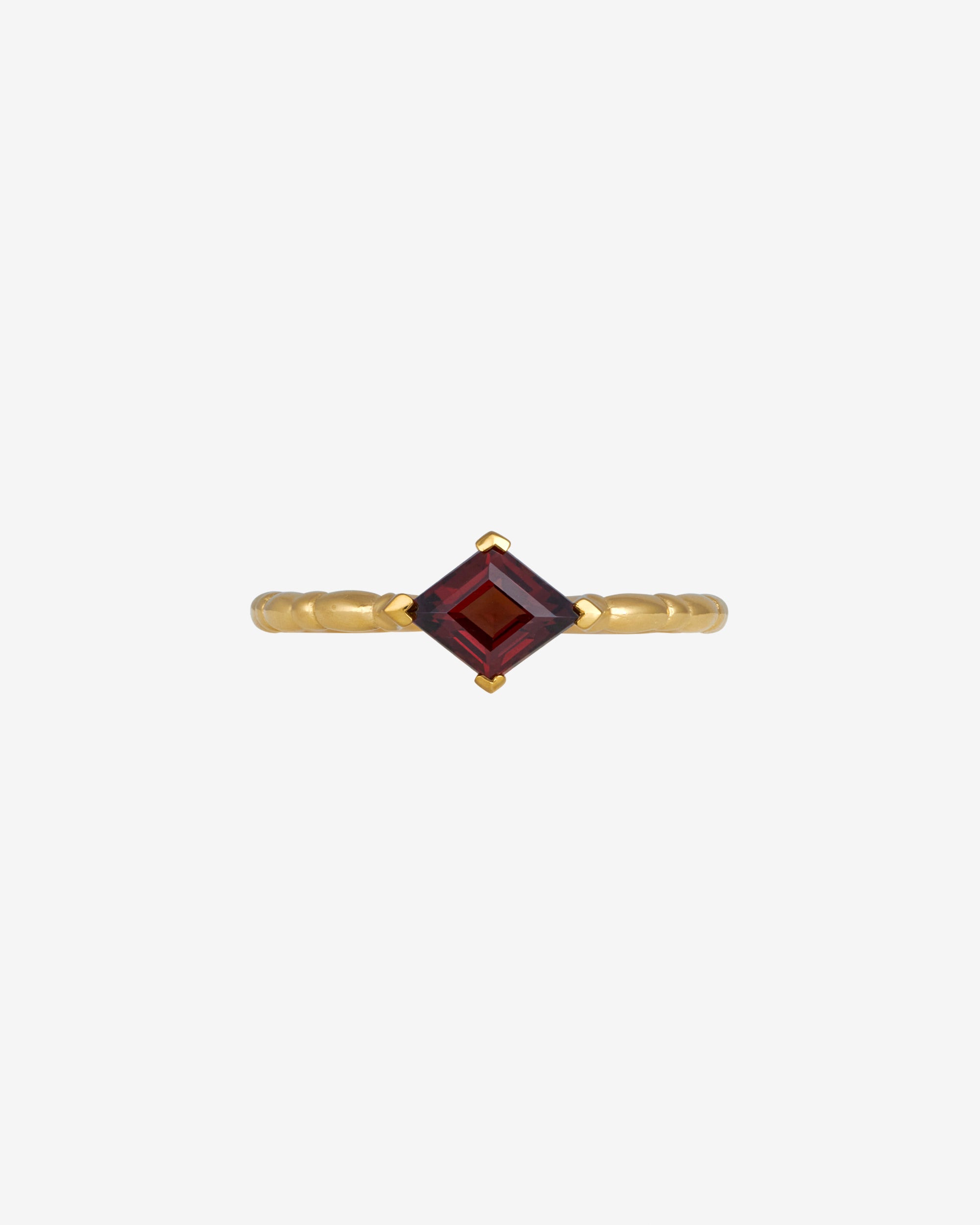 Temple of the Sun Jaya Ring Garnet Gold Vermeil