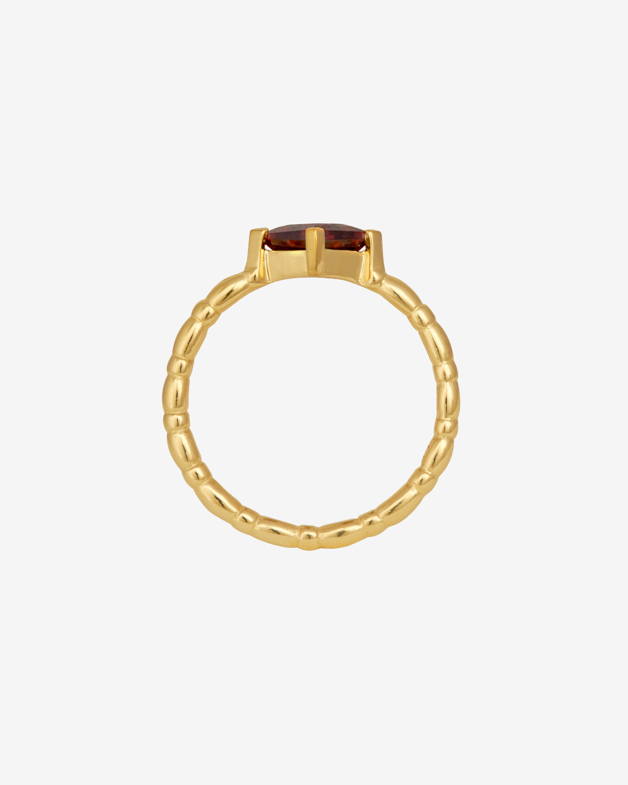 Temple of the Sun Jaya Ring Garnet Gold Vermeil